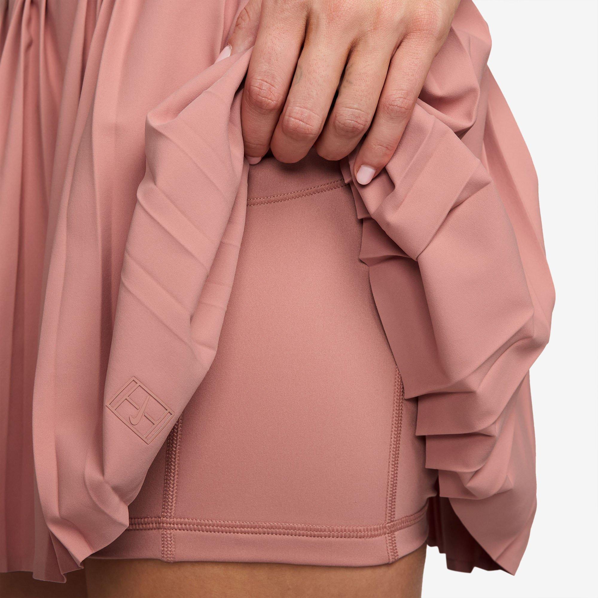 Red Stardust - Nike - Nike Court Advantage Womens Dri-FIT Pleated Tennis Skirt - 6