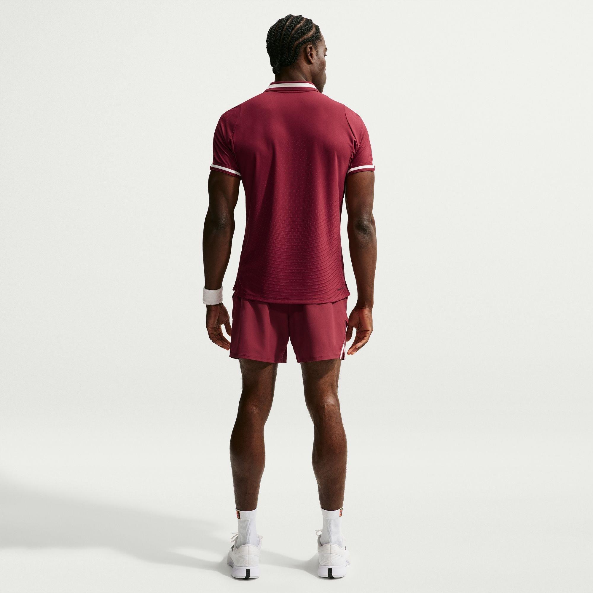 Team Red - Nike - Men's Slam US Open Short-Sleeve Polo Shirt - 5