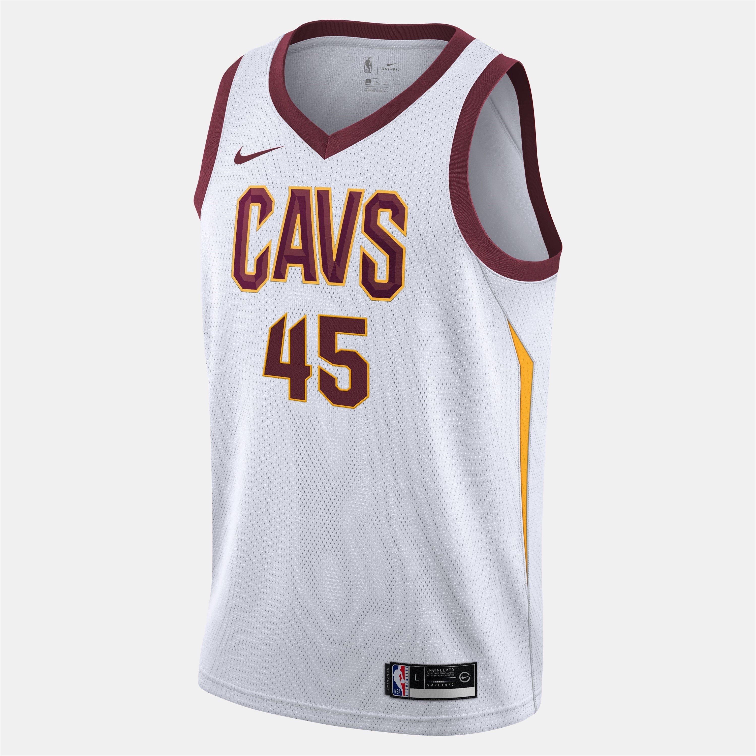 White - Nike - Cleveland Cavaliers Home Jersey 25/26 Kids - 1