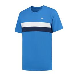 K Swiss KSwiss Core Team Striped Crew T Shirt Childrens