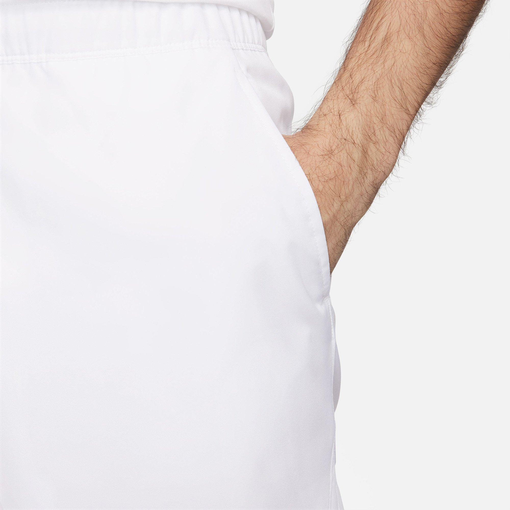 White/Black - Nike - Court Victory Mens Dri FIT Tennis Shorts - 6