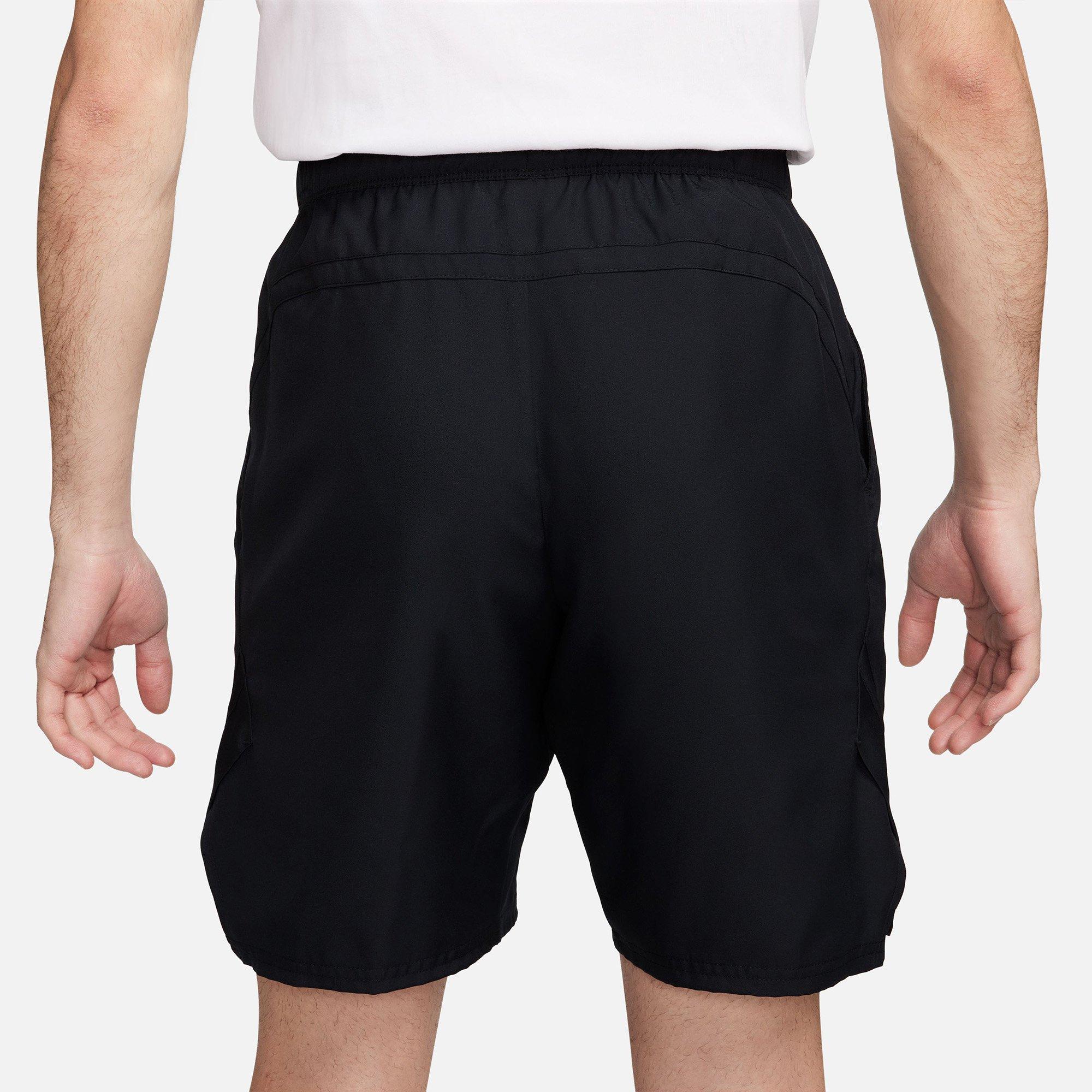 Black/White - Nike - Court Victory Mens Dri FIT Tennis Shorts - 2
