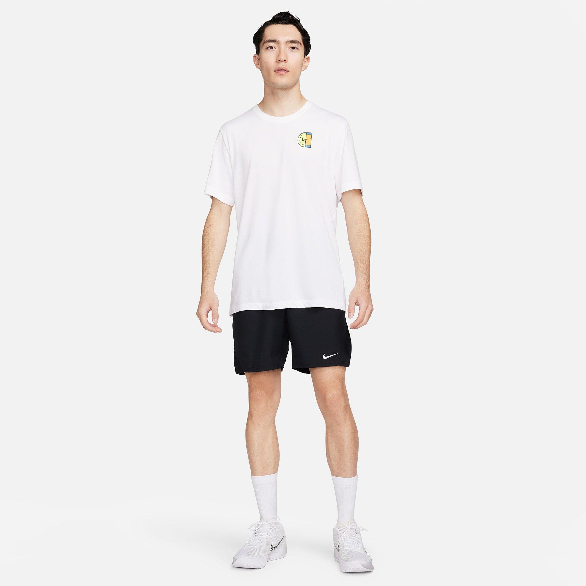 Black/White - Nike - Court Victory Mens Dri FIT Tennis Shorts - 4