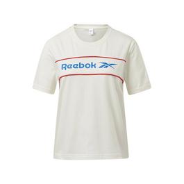 Reebok s fringed trim T-shirt