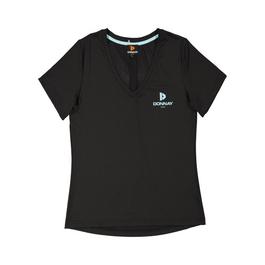Donnay T-shirt court à manches longues Noir