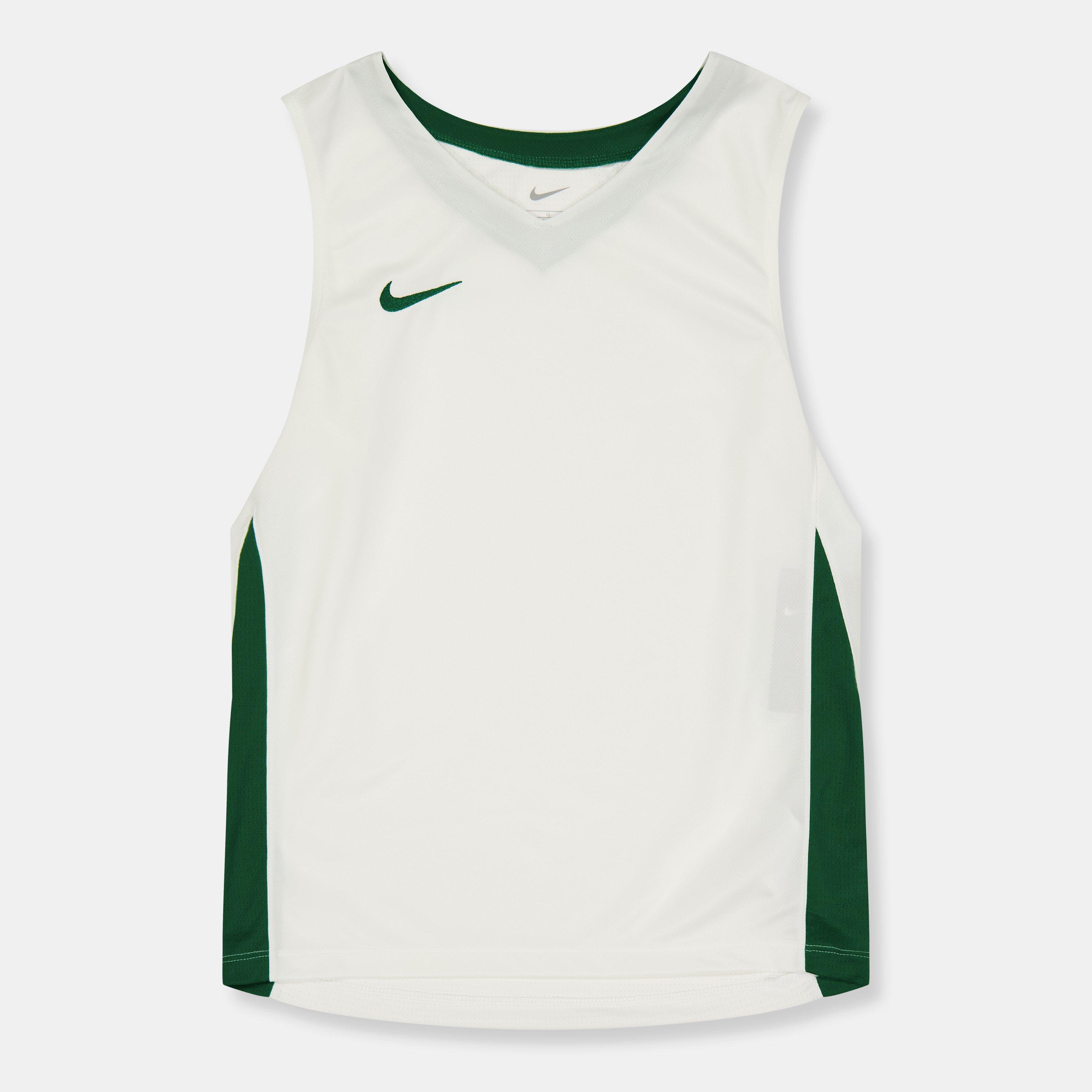 Nike  Kids Performance Basketball Jersey - Wht/Pine Green - 11-12 (L)