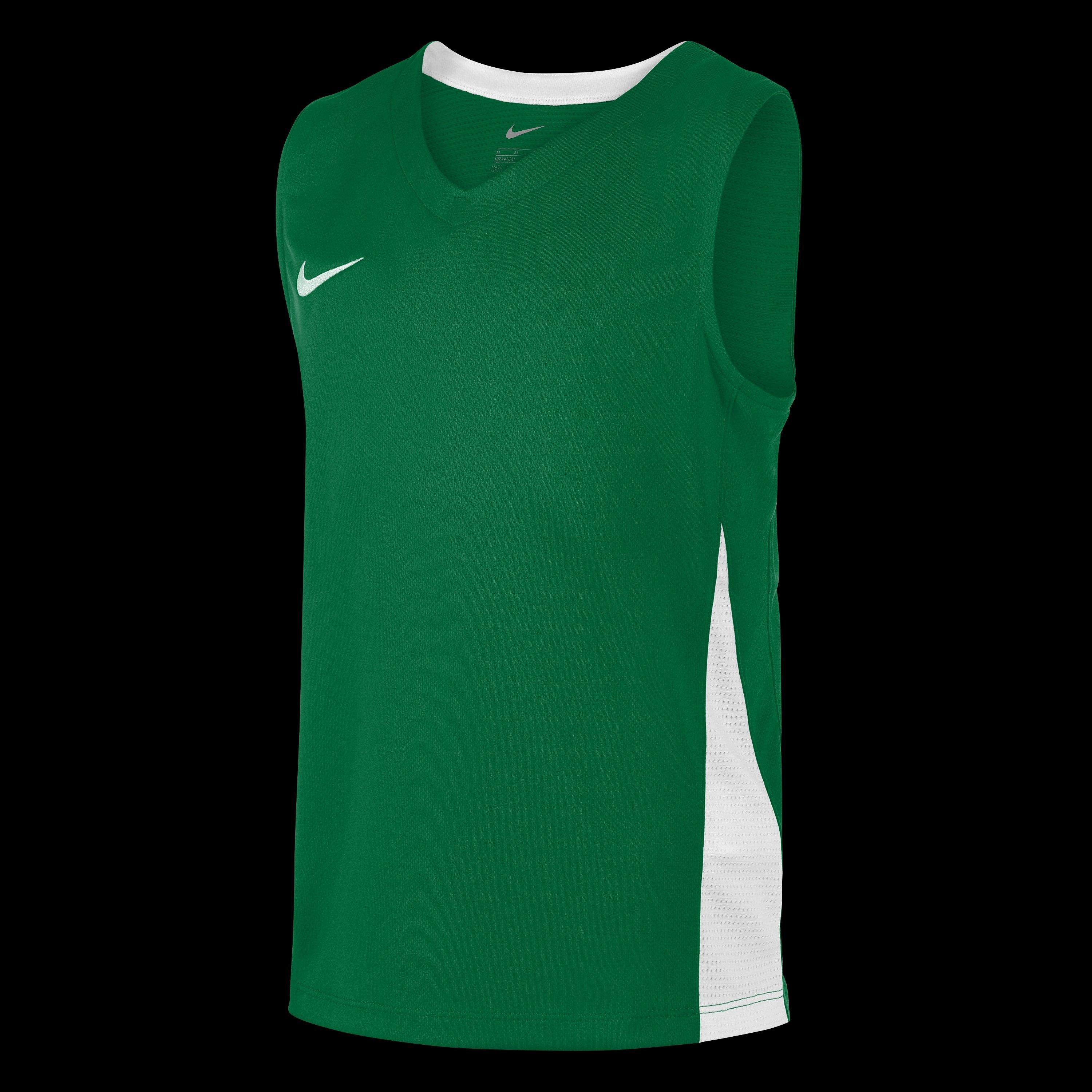 Nike  Kids Performance Basketball Jersey - Pine Green/Wht - 11-12 (L)