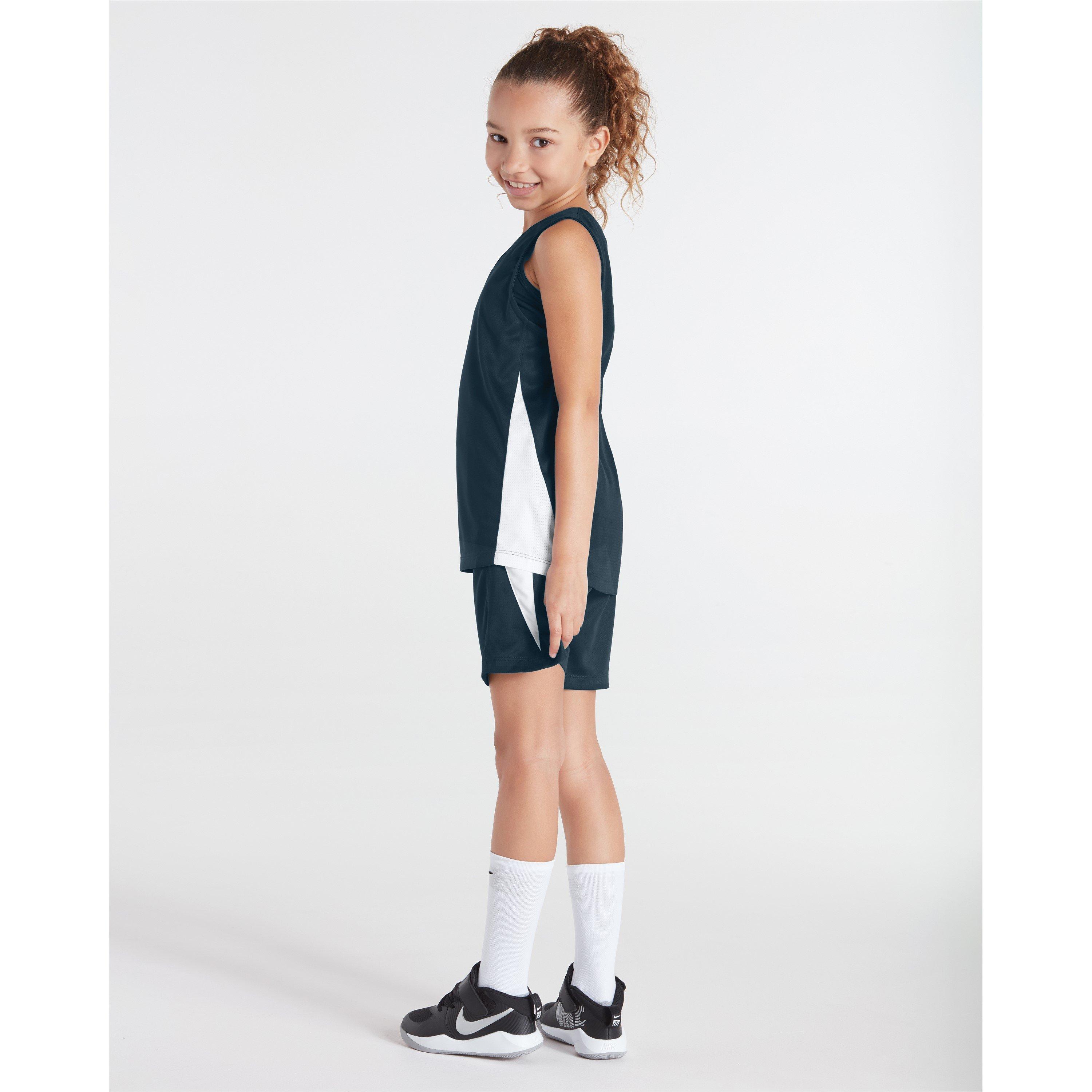 Obsidian/Wit - Nike - Unisex Kids Performance Basketball Jersey - 2