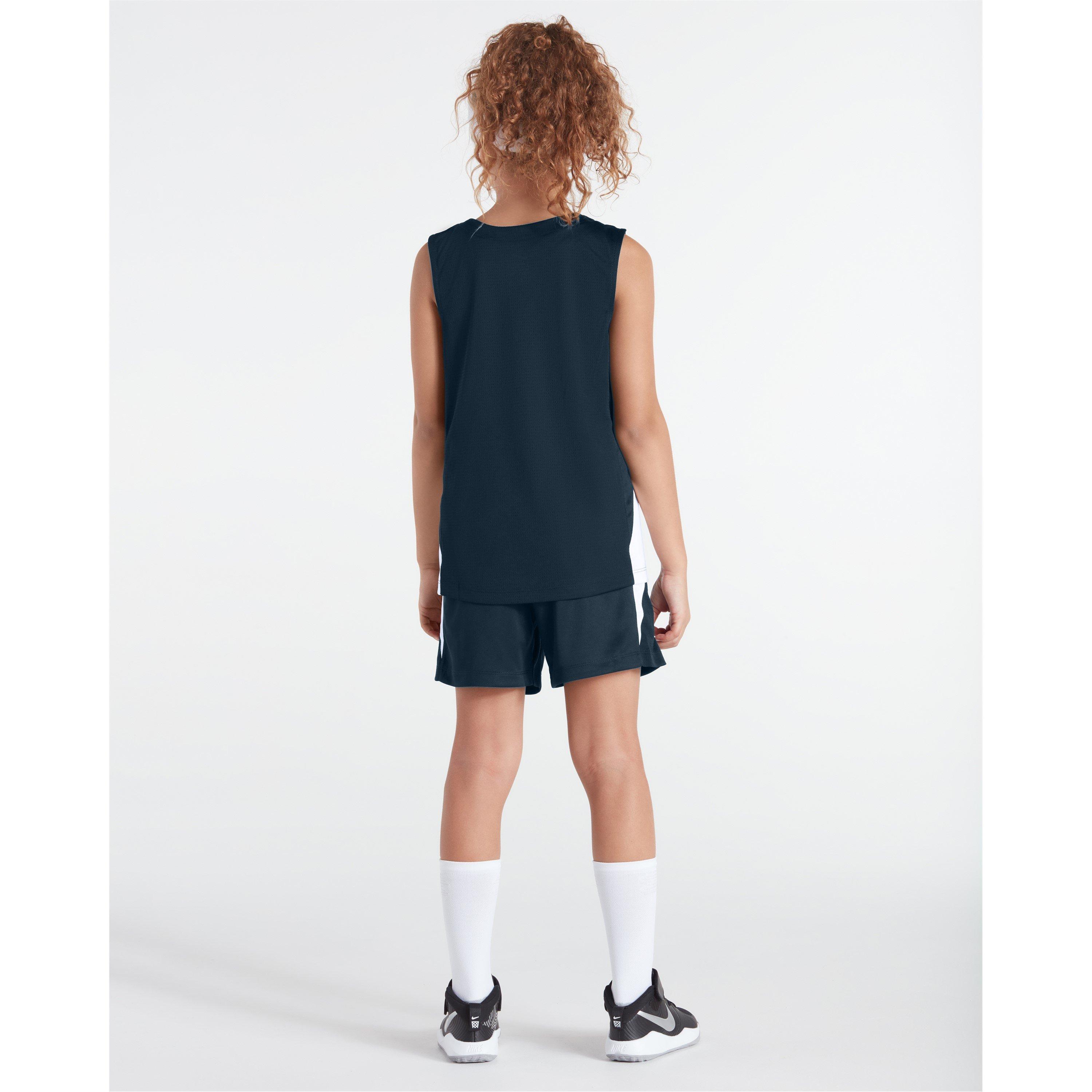 Obsidian/Wit - Nike - Unisex Kids Performance Basketball Jersey - 3