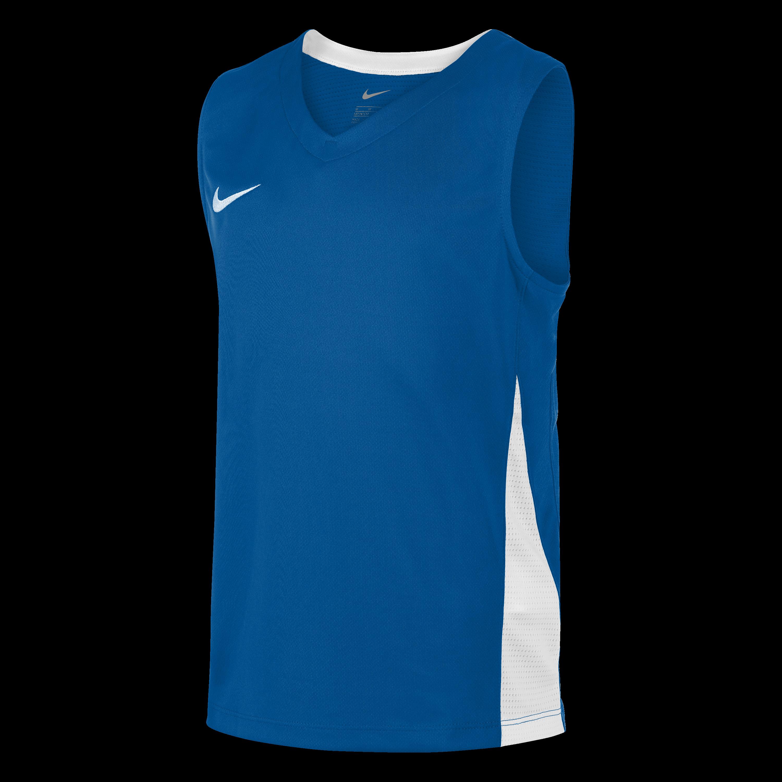 Nike  Kids Performance Basketball Jersey - Ryl Blue/White - 5-6 (XS)