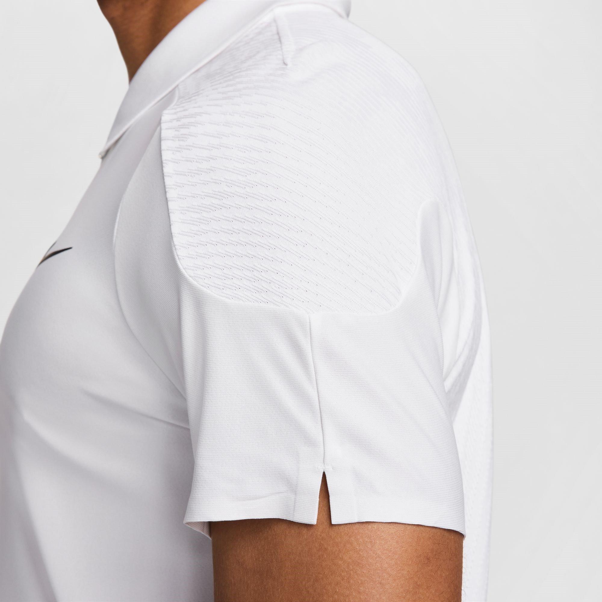 White/Gold - Nike - Slam Men's Dri-FIT ADV Tennis Polo - 4