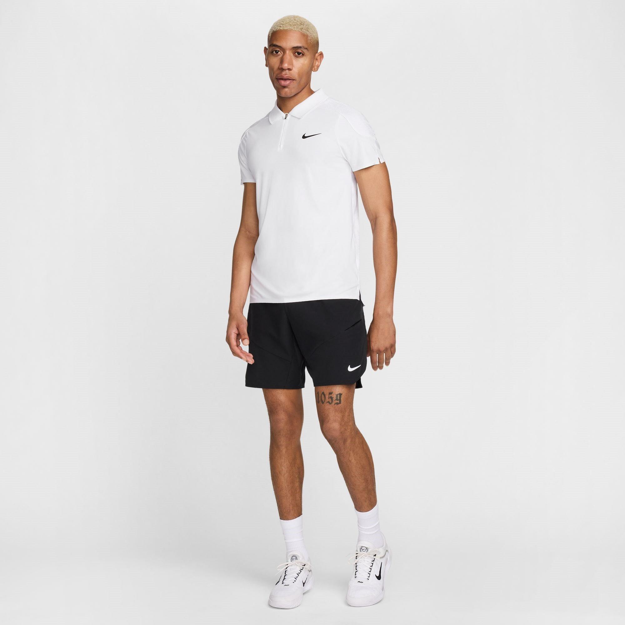 White/Gold - Nike - Slam Men's Dri-FIT ADV Tennis Polo - 6