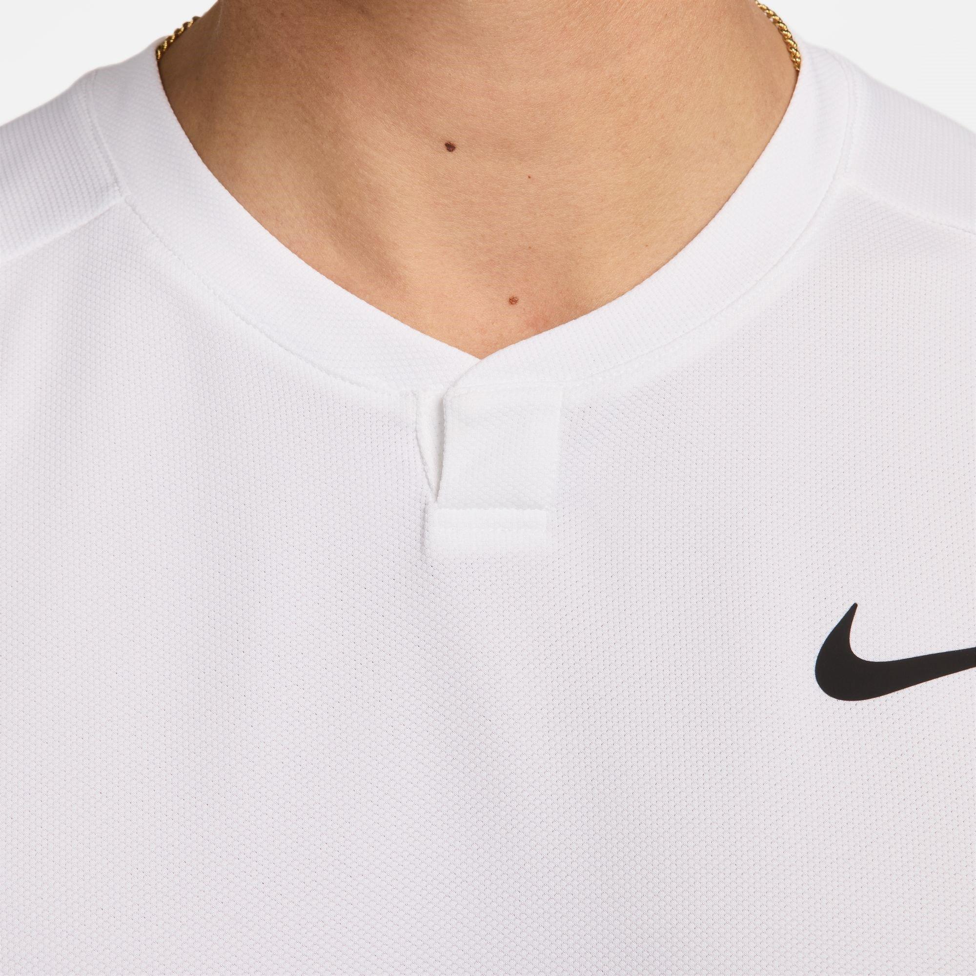 White/Gold - Nike - Slam Men's Dri-FIT Tennis Top - 4