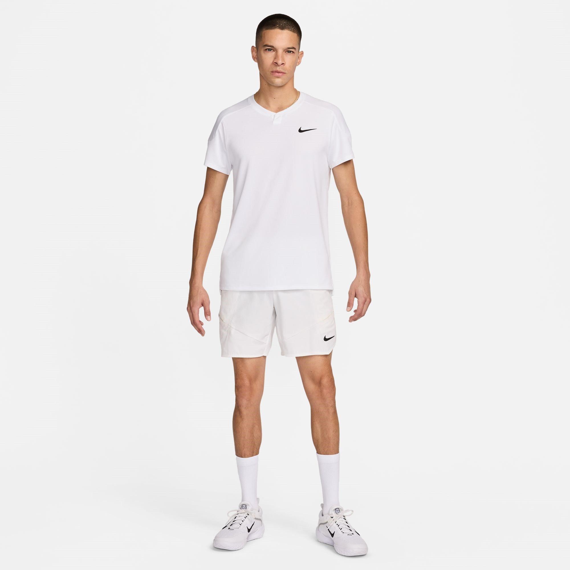 White/Gold - Nike - Slam Men's Dri-FIT Tennis Top - 7