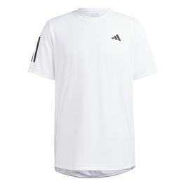 adidas Club Tennis Three Stripes Mens Performance T Shirt