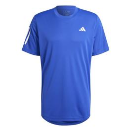 adidas Club Tennis Three Stripes Mens Performance T Shirt