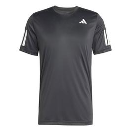 adidas Club Tennis Three Stripes Mens Performance T Shirt