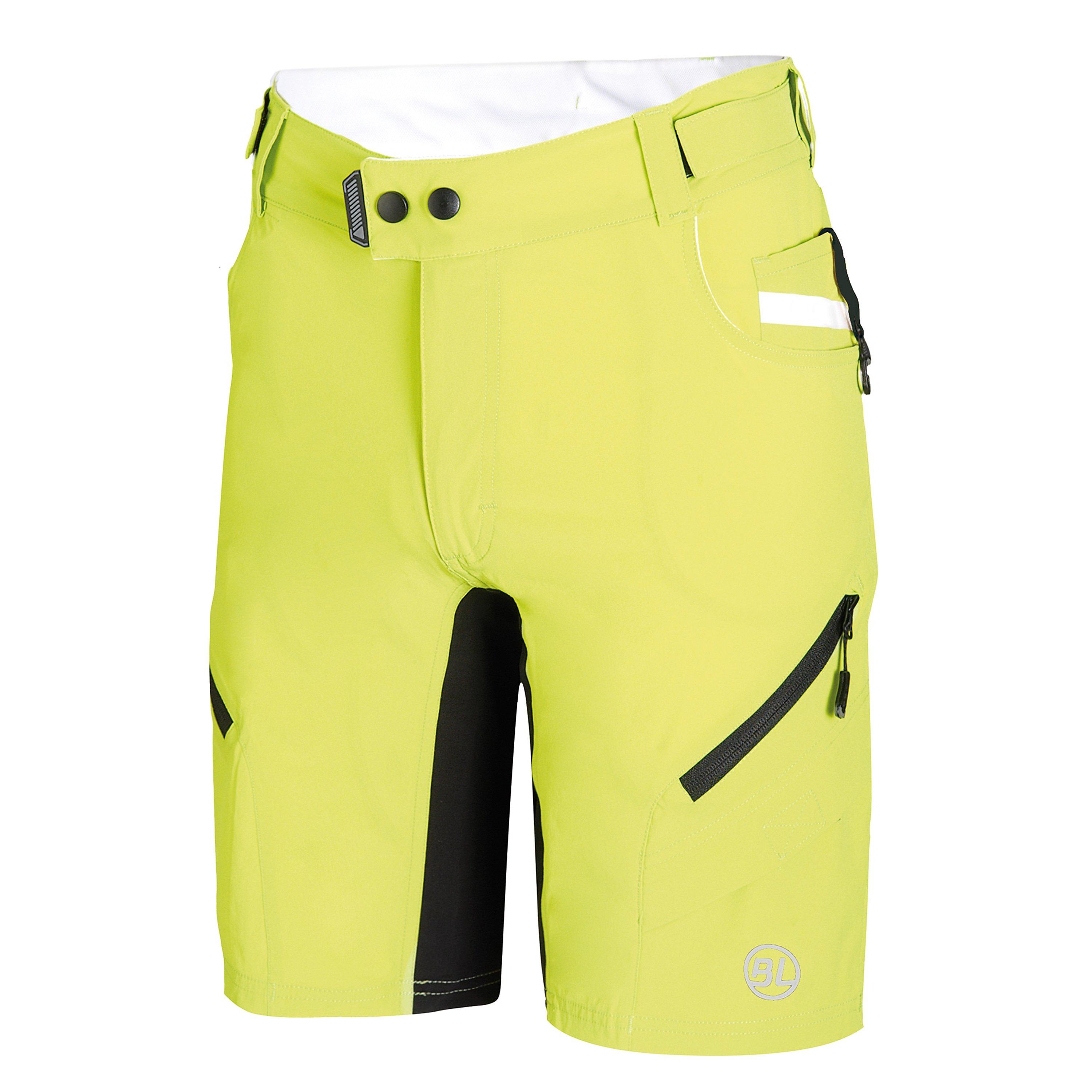 Green - Bicycle Line - Men's Trophy Baggy Knee Length MTB Shorts - 1