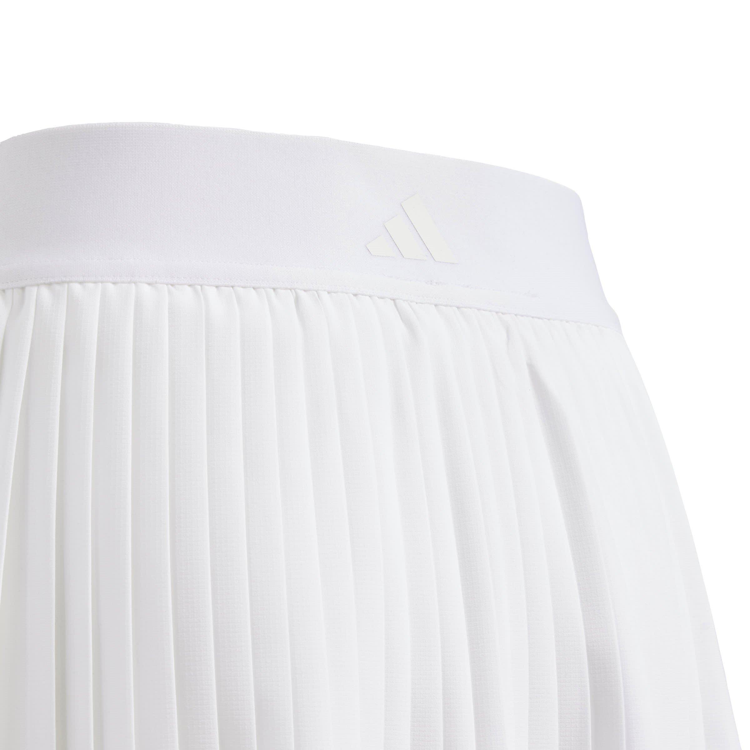 White - adidas - Club Tennis Climacool Pleated Skirt Kids - 3
