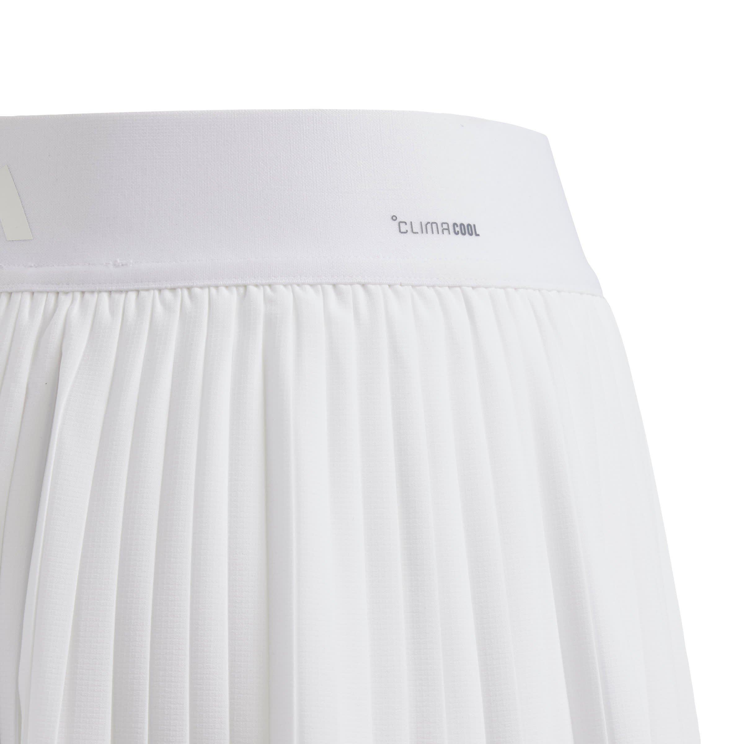 White - adidas - Club Tennis Climacool Pleated Skirt Kids - 5