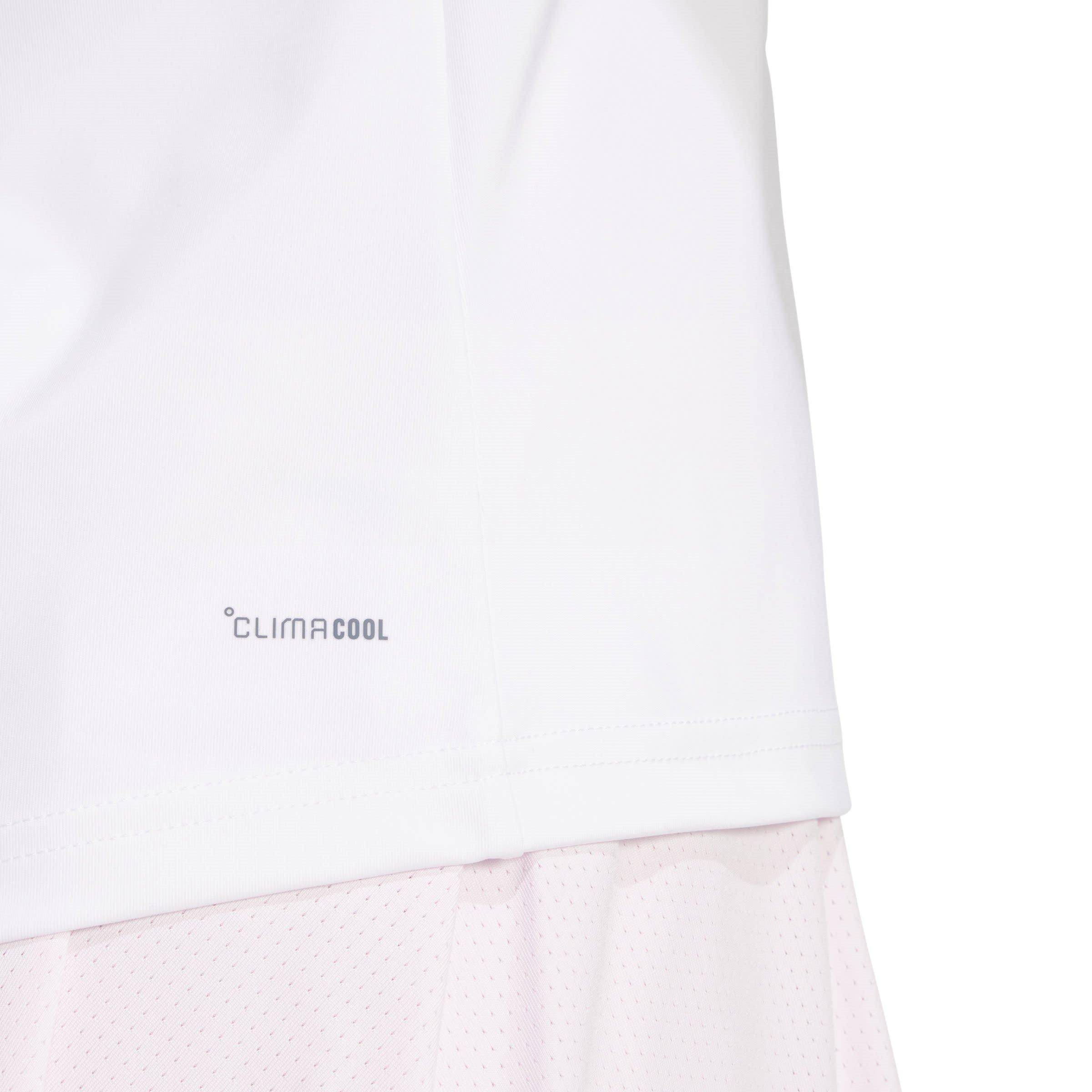 Branco - adidas - Club 3-Stripes Tennis Climacool T-Shirt Womens - 6