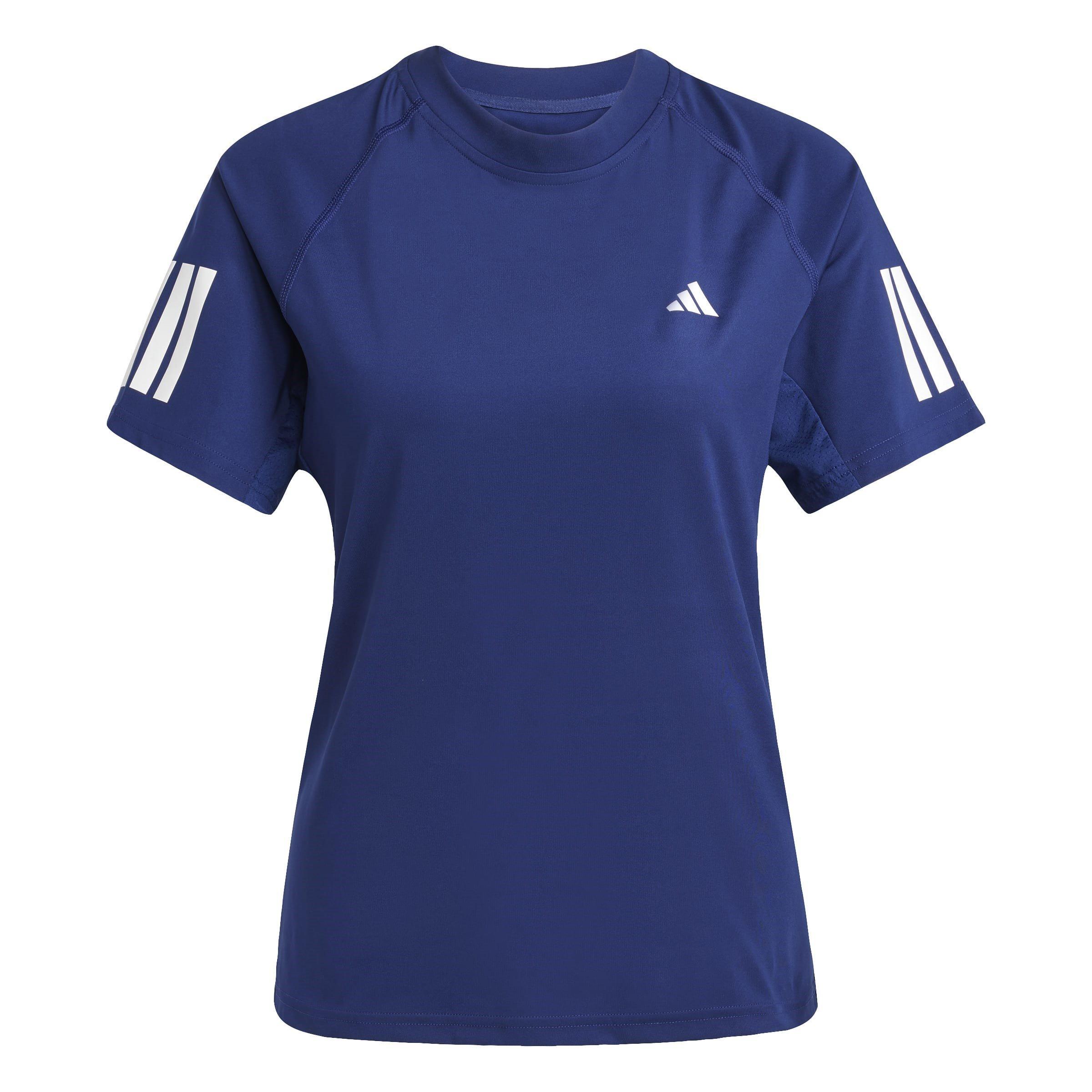 adidas Club 3-Stripes Tennis Climacool T-Shirt Womens Short