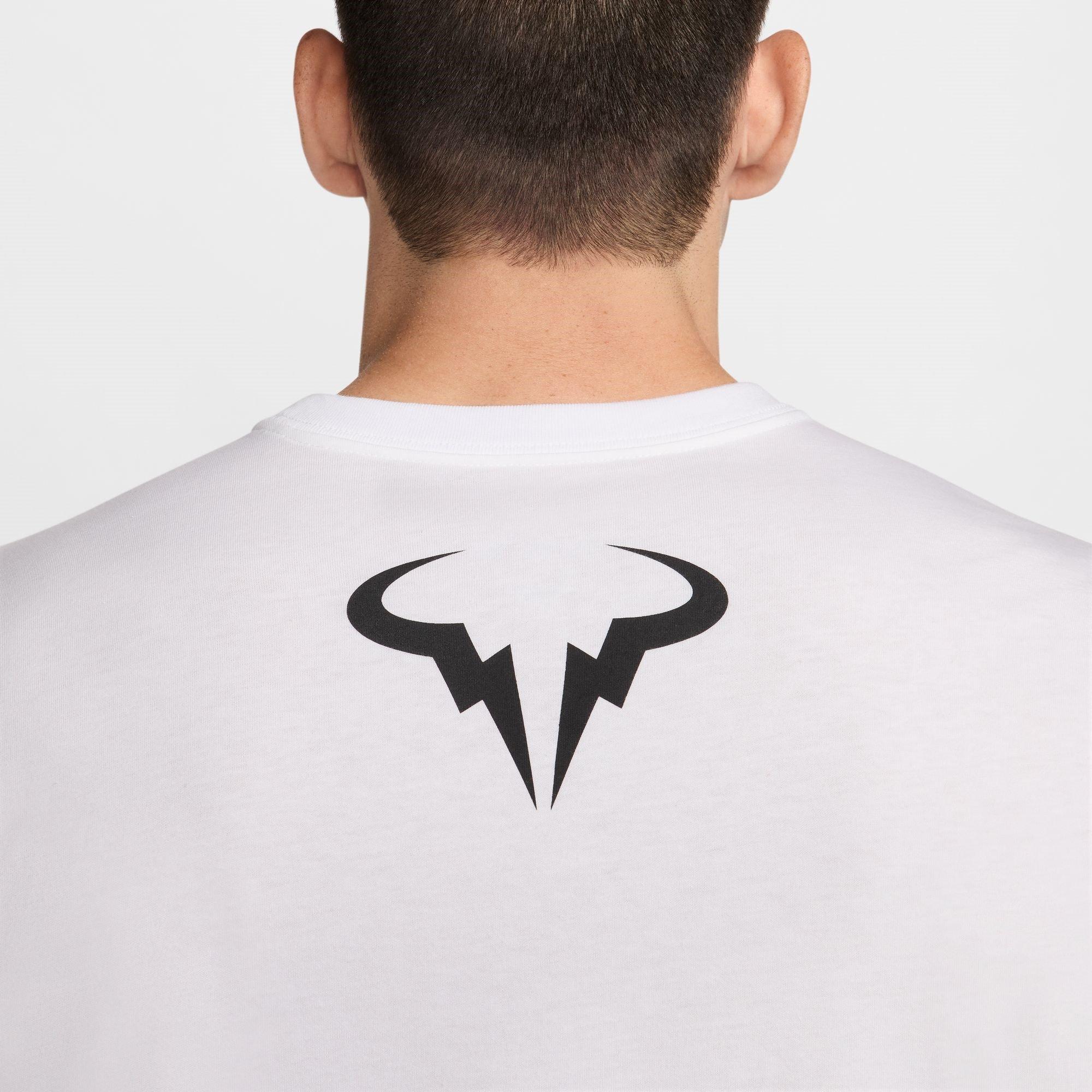 Weiß - Nike - Rafael Nadal Tennis T-Shirt Mens - 5