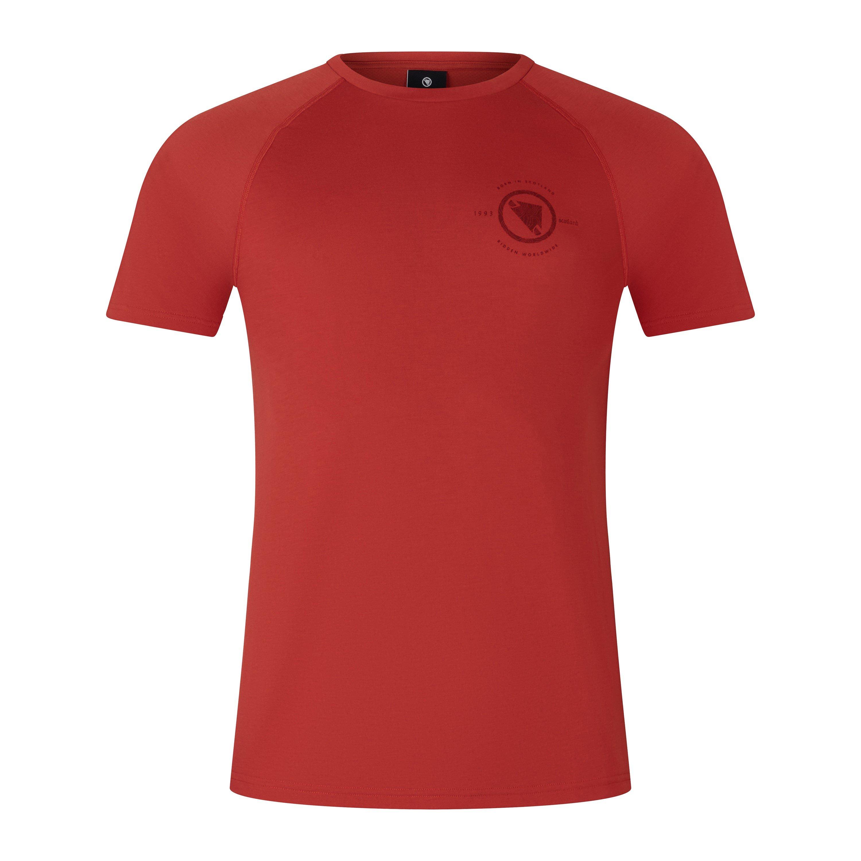 Endura Men's Loop S/S Tech Tee - Brick Red - S