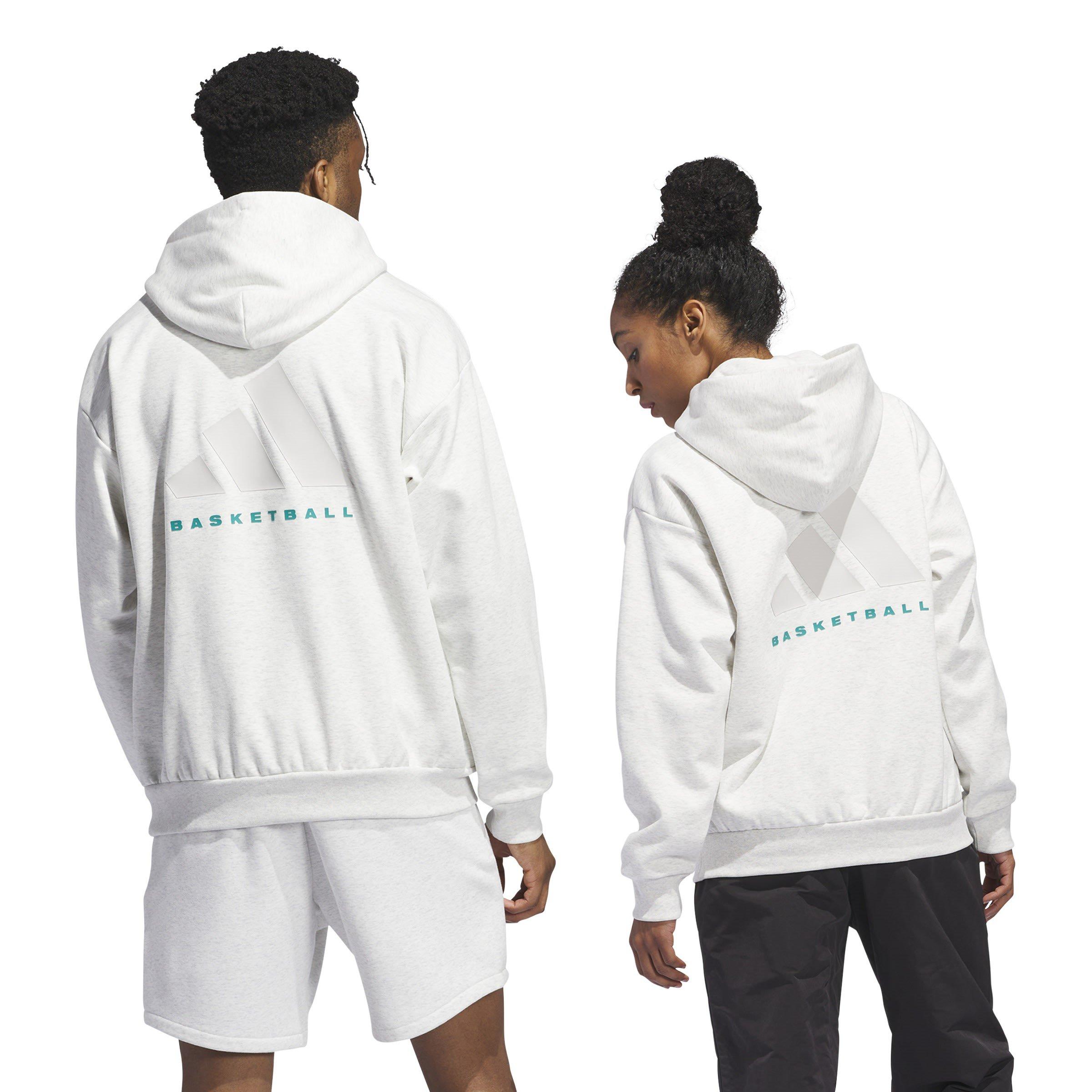 Grey One Mel - adidas - One Fl Hoody Mens - 4