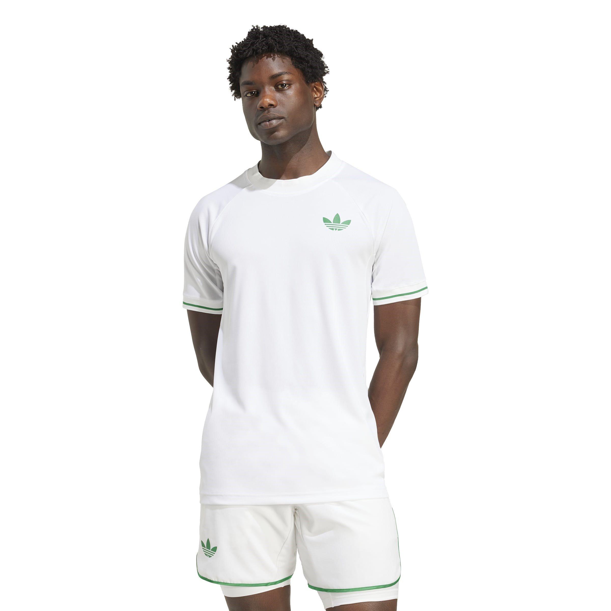 adidas Wimbledon Pro T-Shirt Mens Short Sleeve Performance T