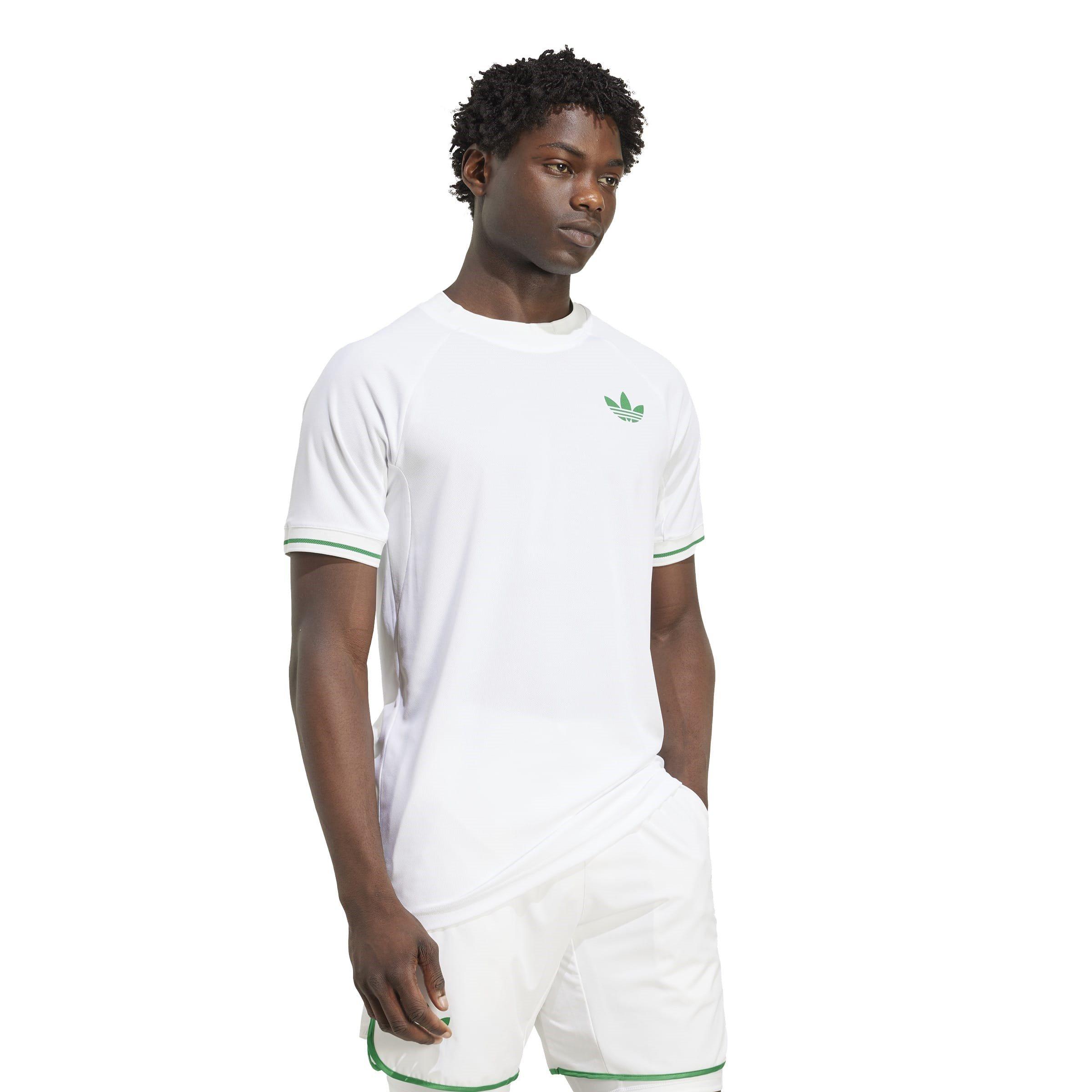 White - adidas - Wimbledon Pro T-Shirt Mens - 4