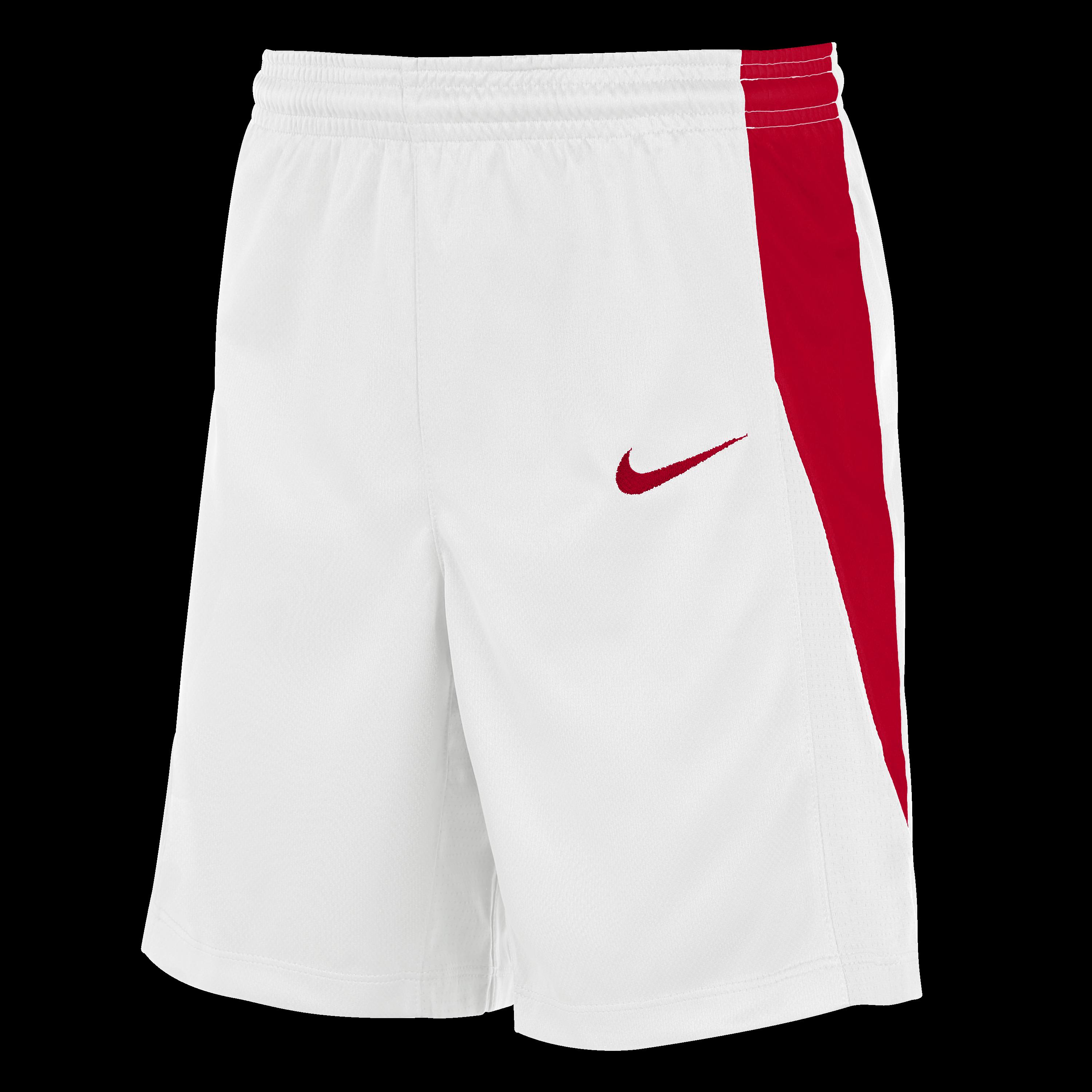 Nike  Kids ' Basketball Shorts - White/Uni Red - 9-10 (M)