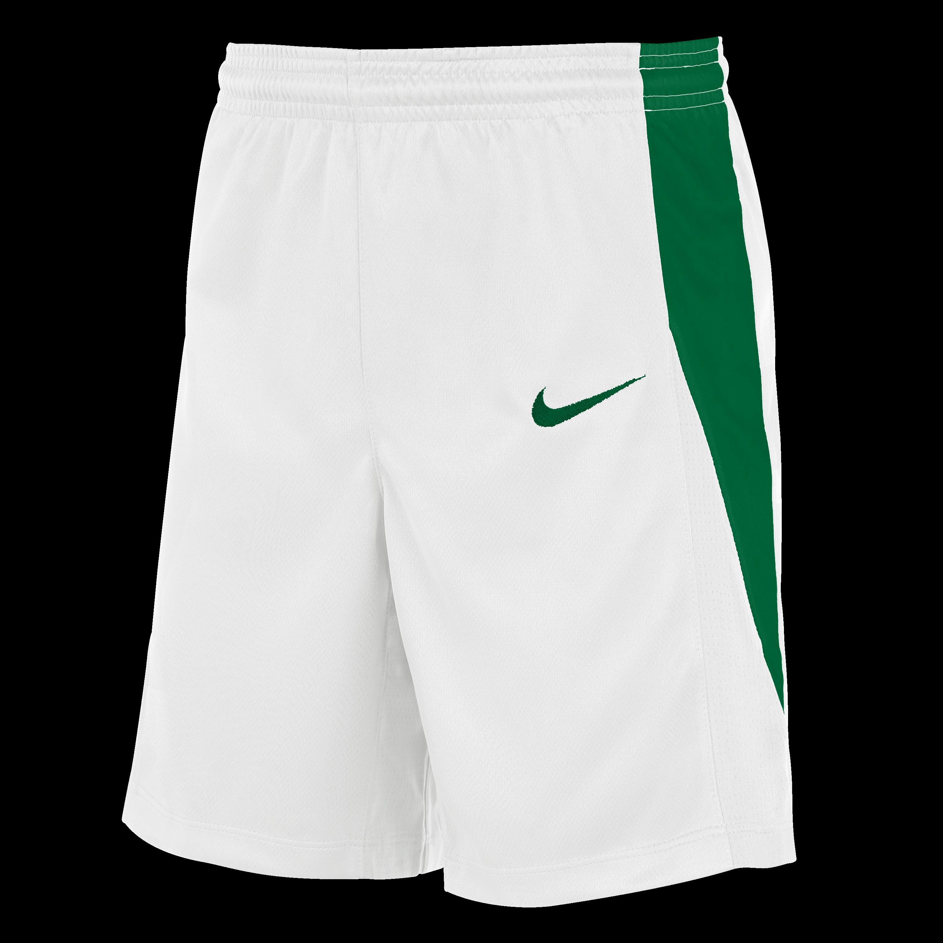 Nike  Kids ' Basketball Shorts - Wht/Pine Green - 13 (XL)