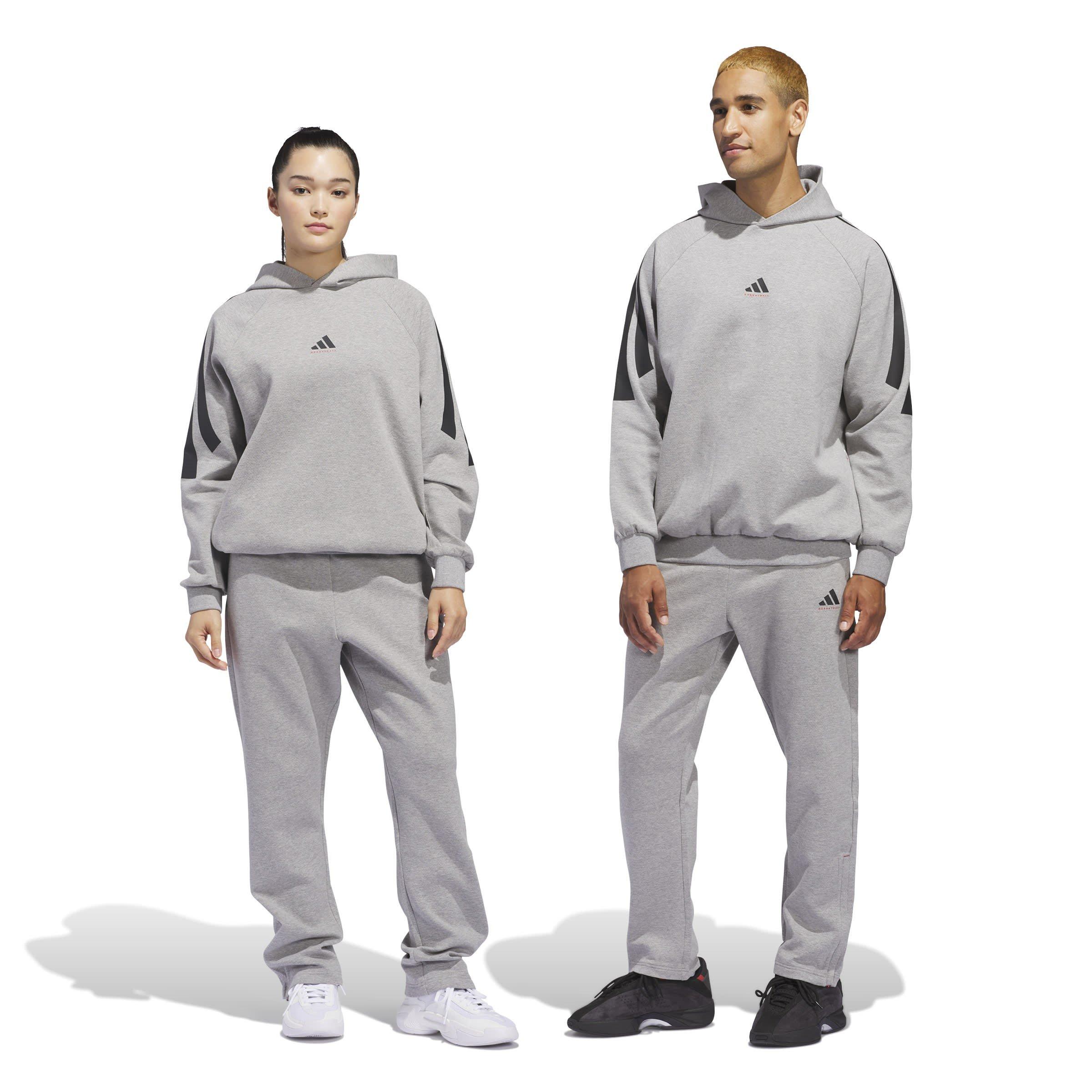 Grey Heather - adidas - Adi Bb Trk Pant Tracksuit Bottom Mens - 3