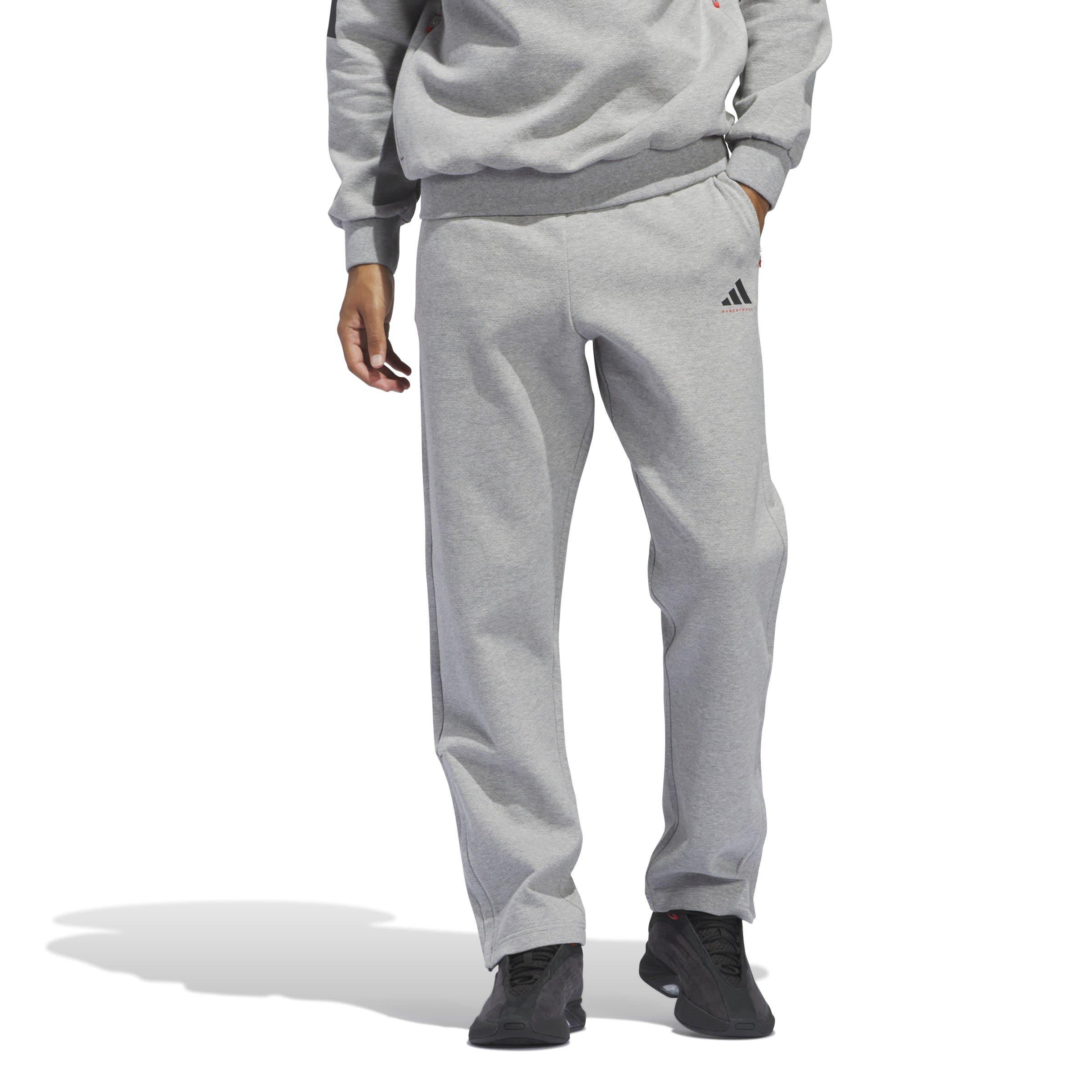 Grey Heather - adidas - Adi Bb Trk Pant Tracksuit Bottom Mens - 5