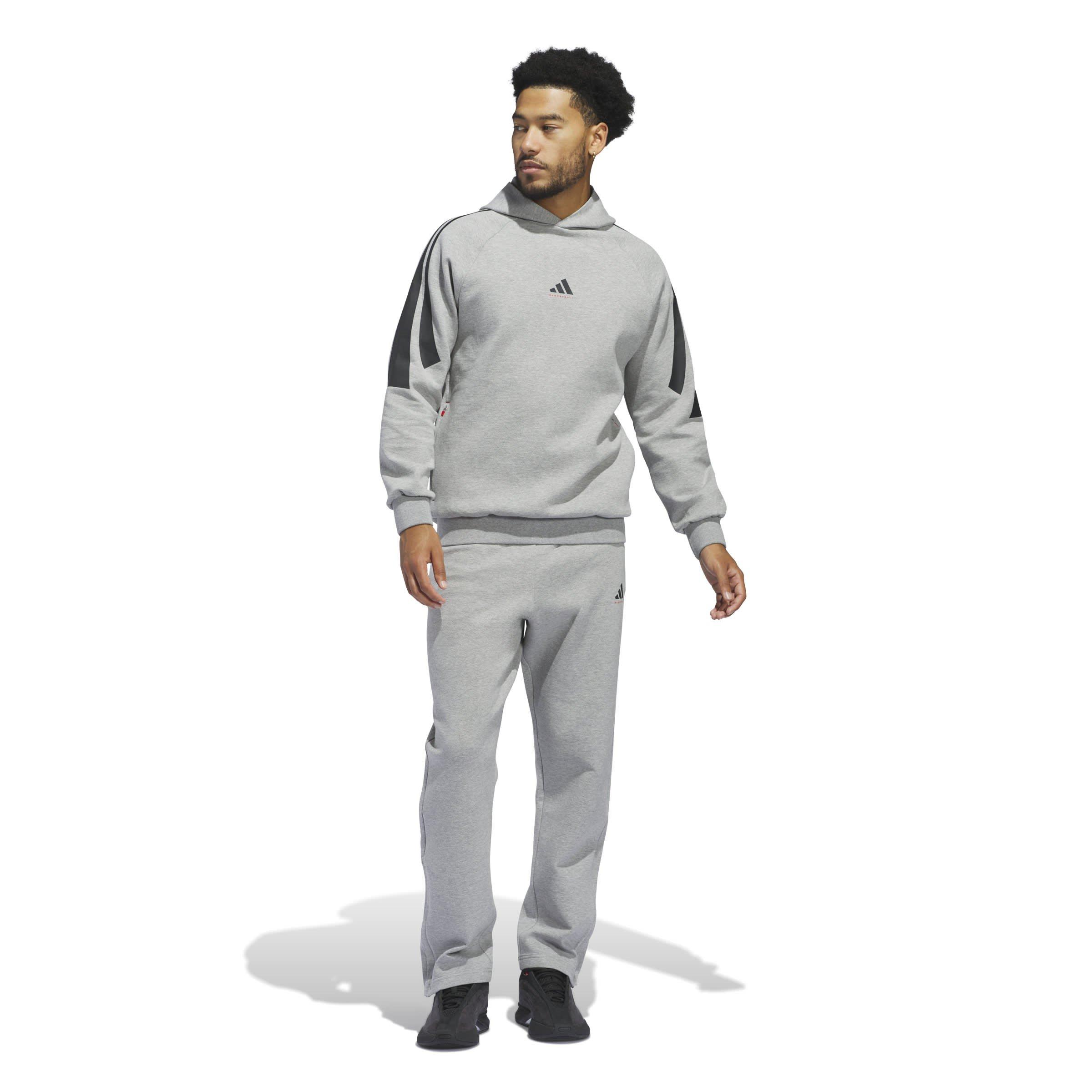 Grey Heather - adidas - Adi Bb Trk Pant Tracksuit Bottom Mens - 7