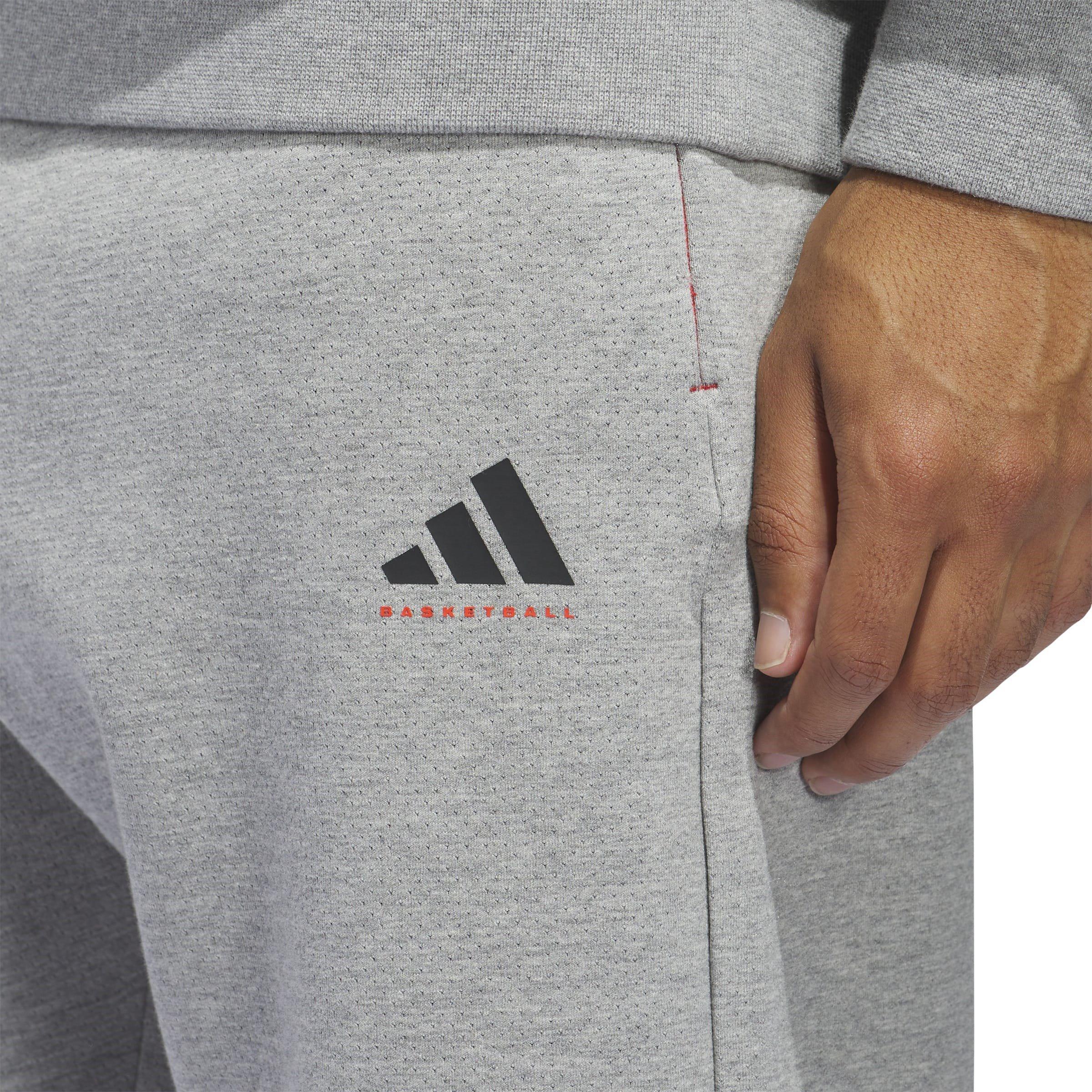 Grey Heather - adidas - Adi Bb Trk Pant Tracksuit Bottom Mens - 9