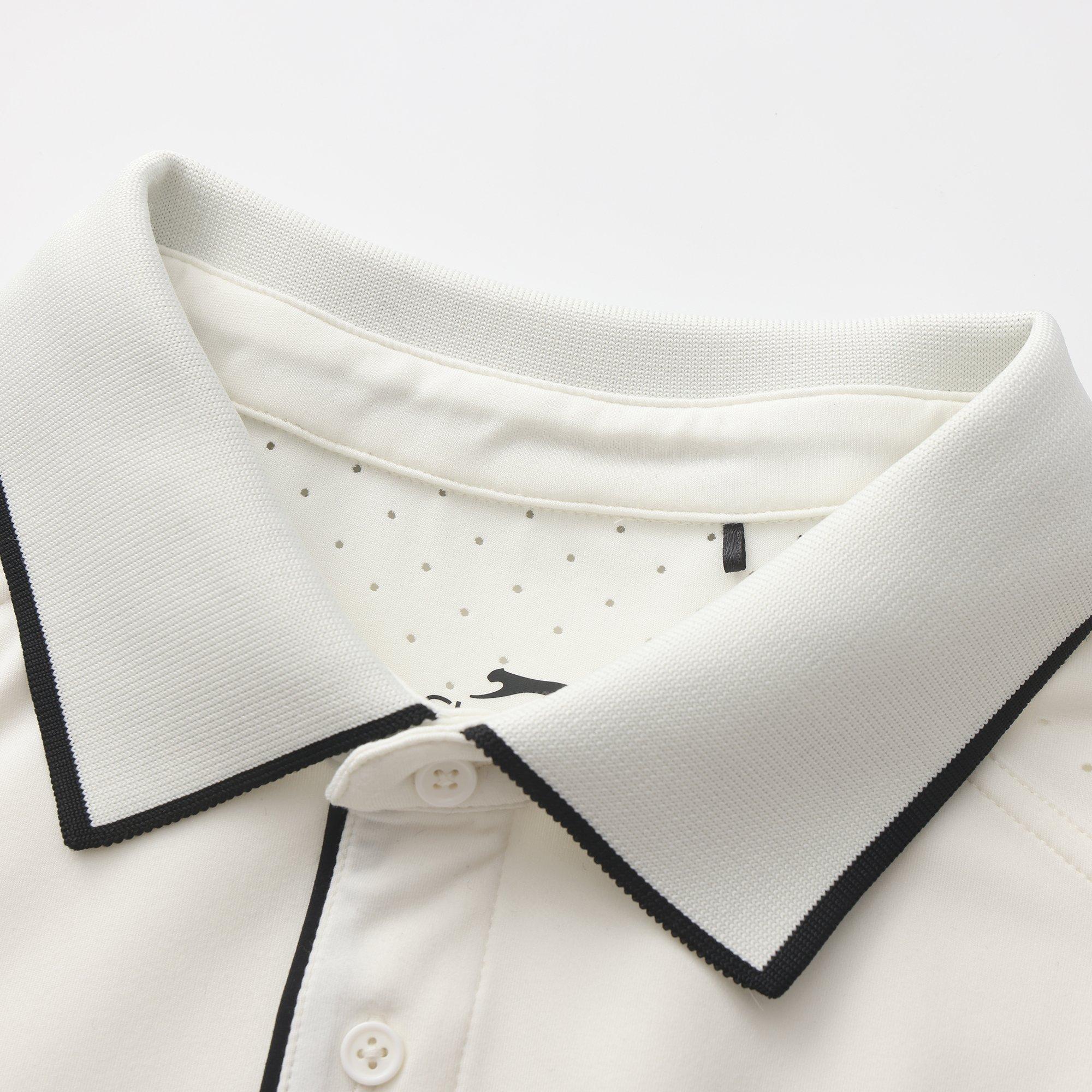 Branco - Slazenger - Men's Tennis Short Sleeve Performance Polo Shirt - 4