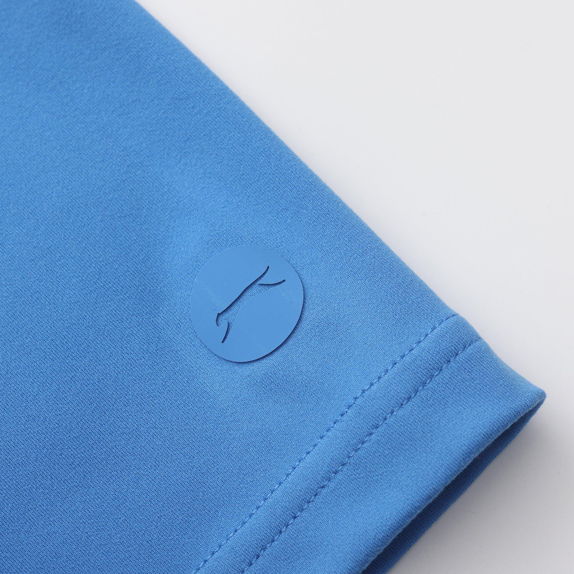 Blå - Slazenger - Men's Tennis Short Sleeve Performance Polo Shirt - 8