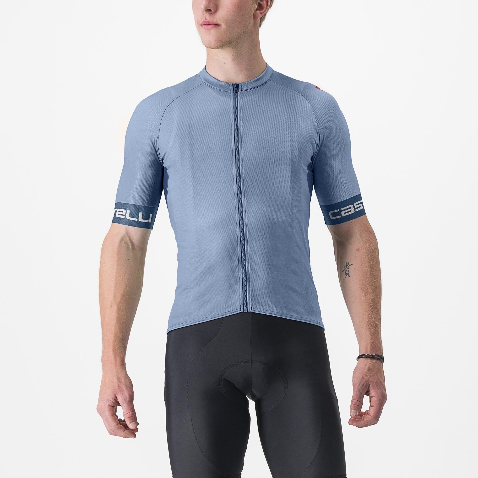 Blue - Castelli - Entrata VI Short Sleeve Jersey