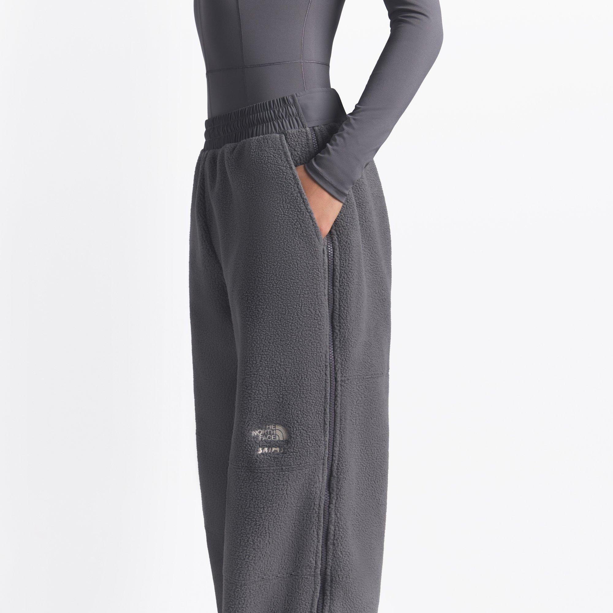 SK Gunmetal - TNF x Skims - Womens 1995 Denali Fleece Straight Leg Pant - 5