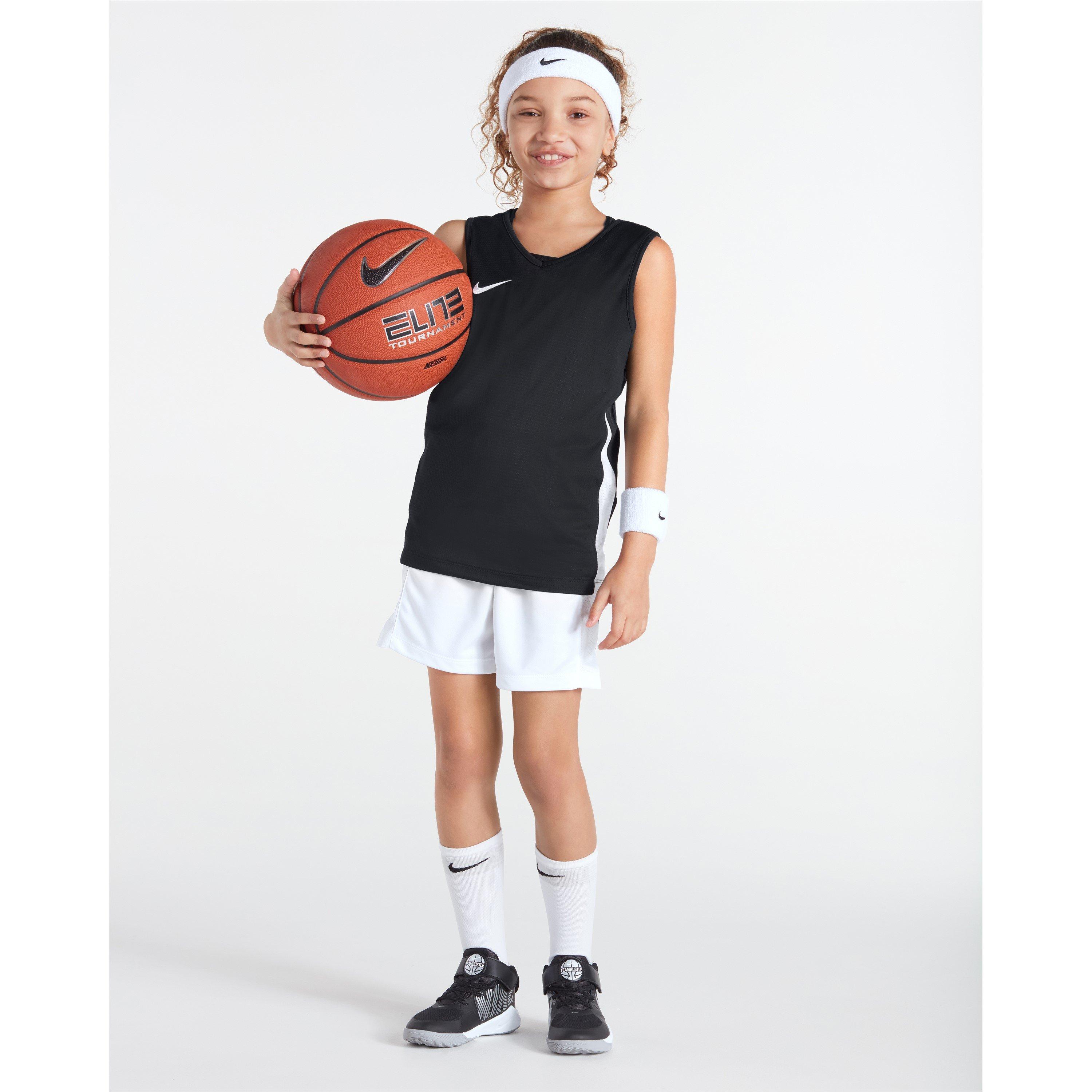 Nike  Kids Performance Basketball Jersey - Black/White - 13 (XL)