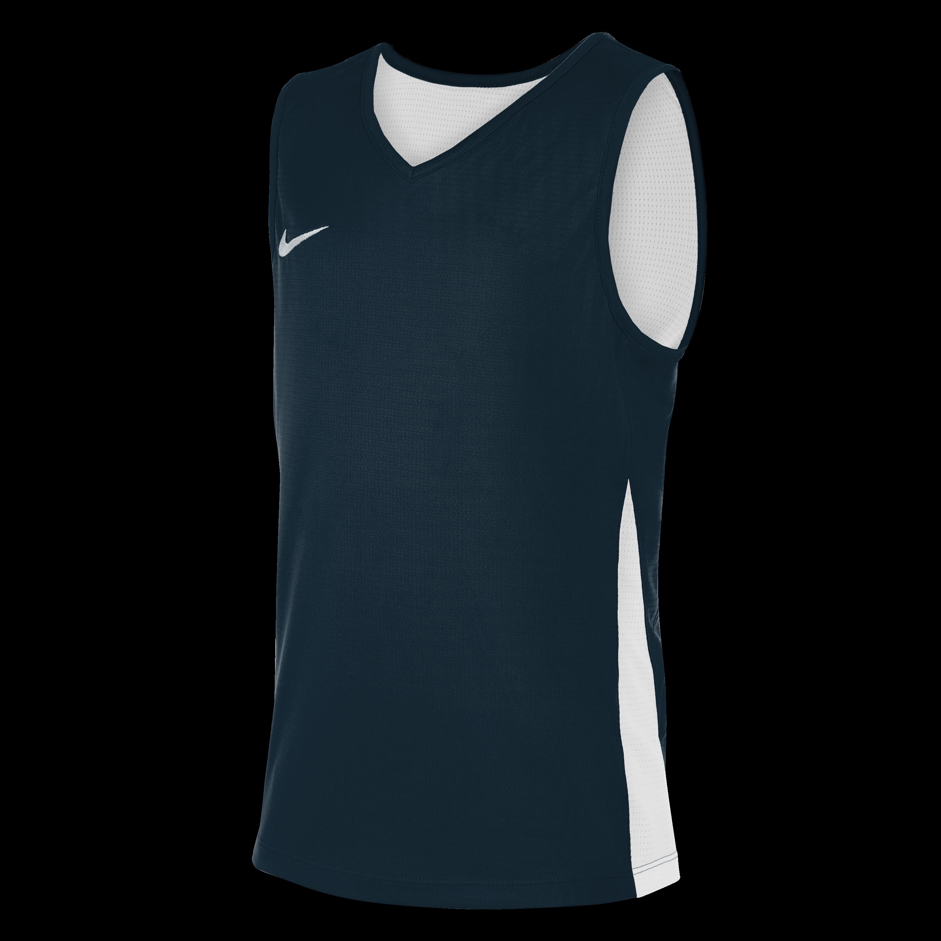Nike  Kids Performance Basketball Jersey - Obsidian/White - 5-6 (XS)