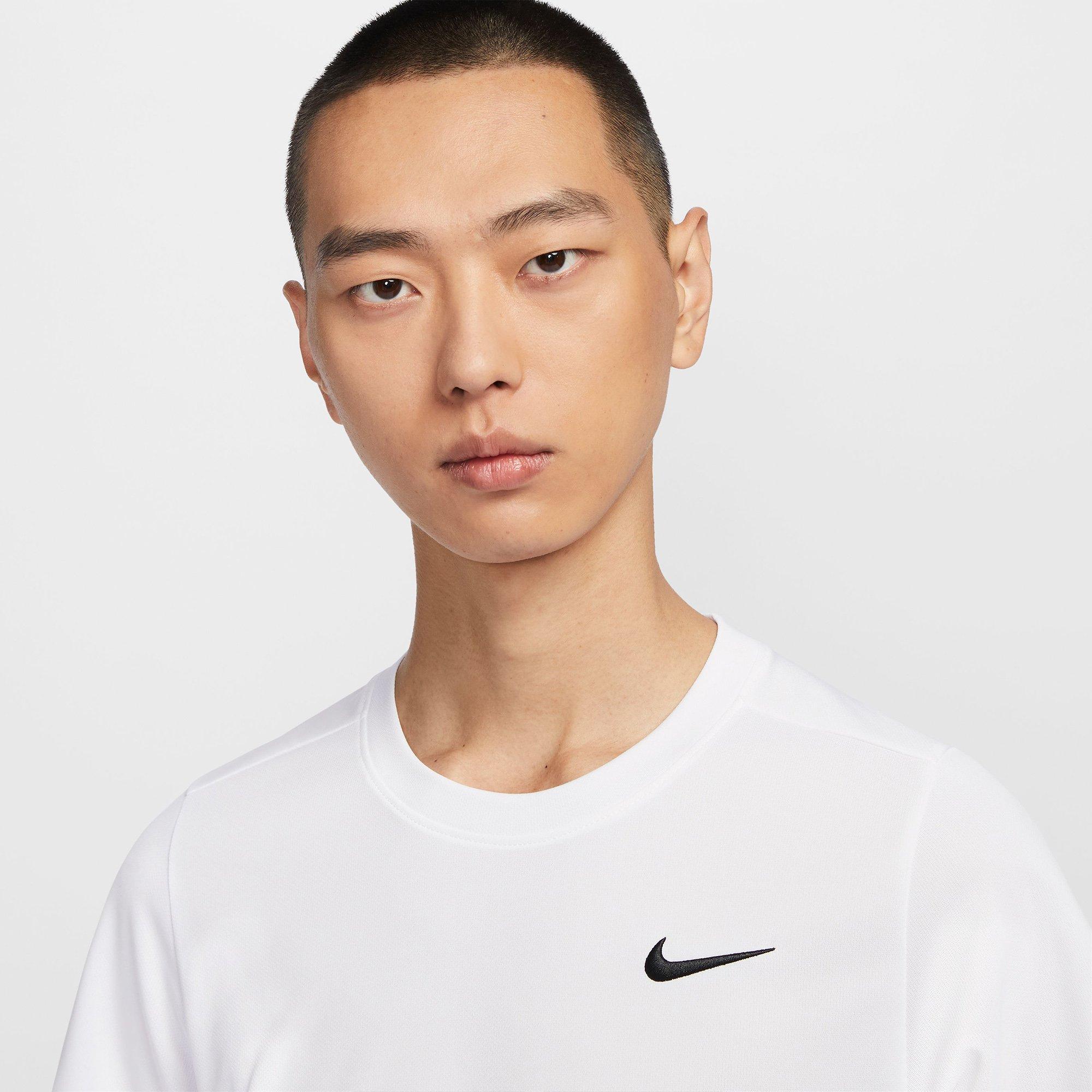 White/Black - Nike - Men's Vitry Short Sleeve Tennis T-Shirt - 3