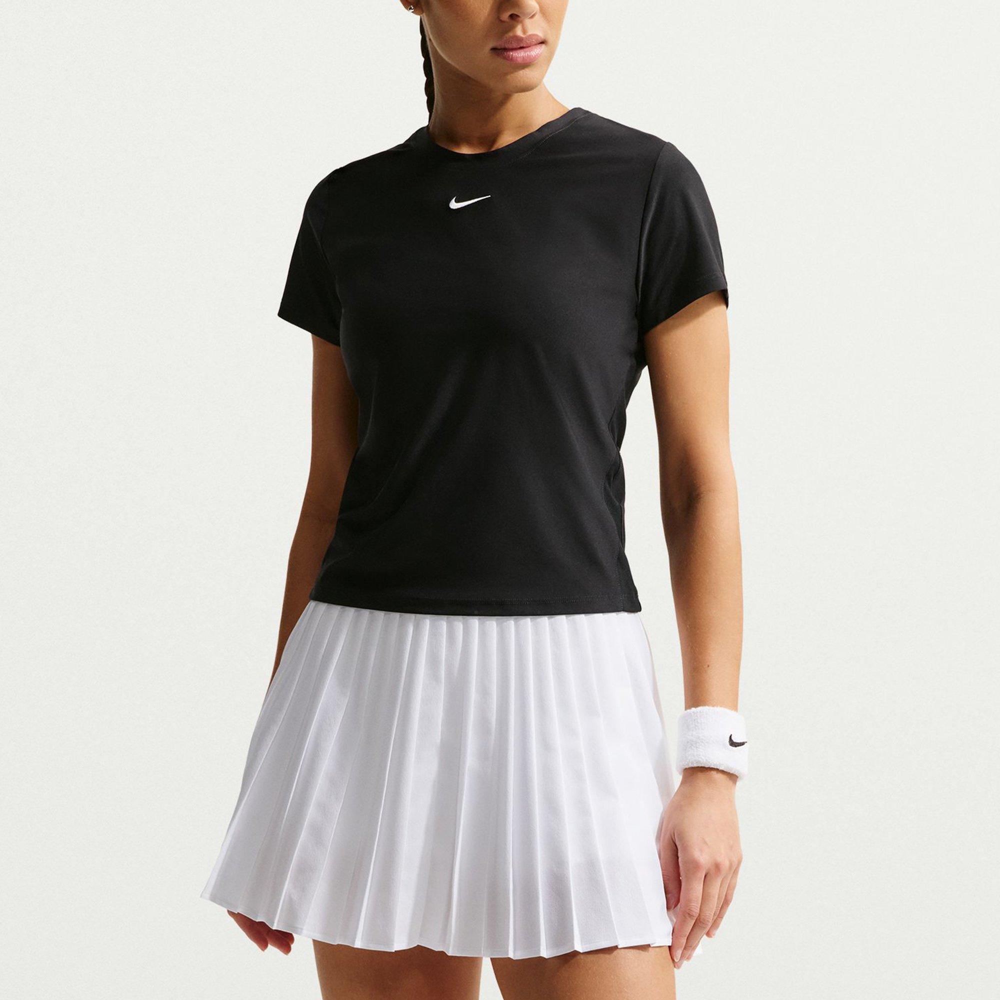 Black/WHite - Nike - Women's Short Sleeve Performance T-Shirt - 1