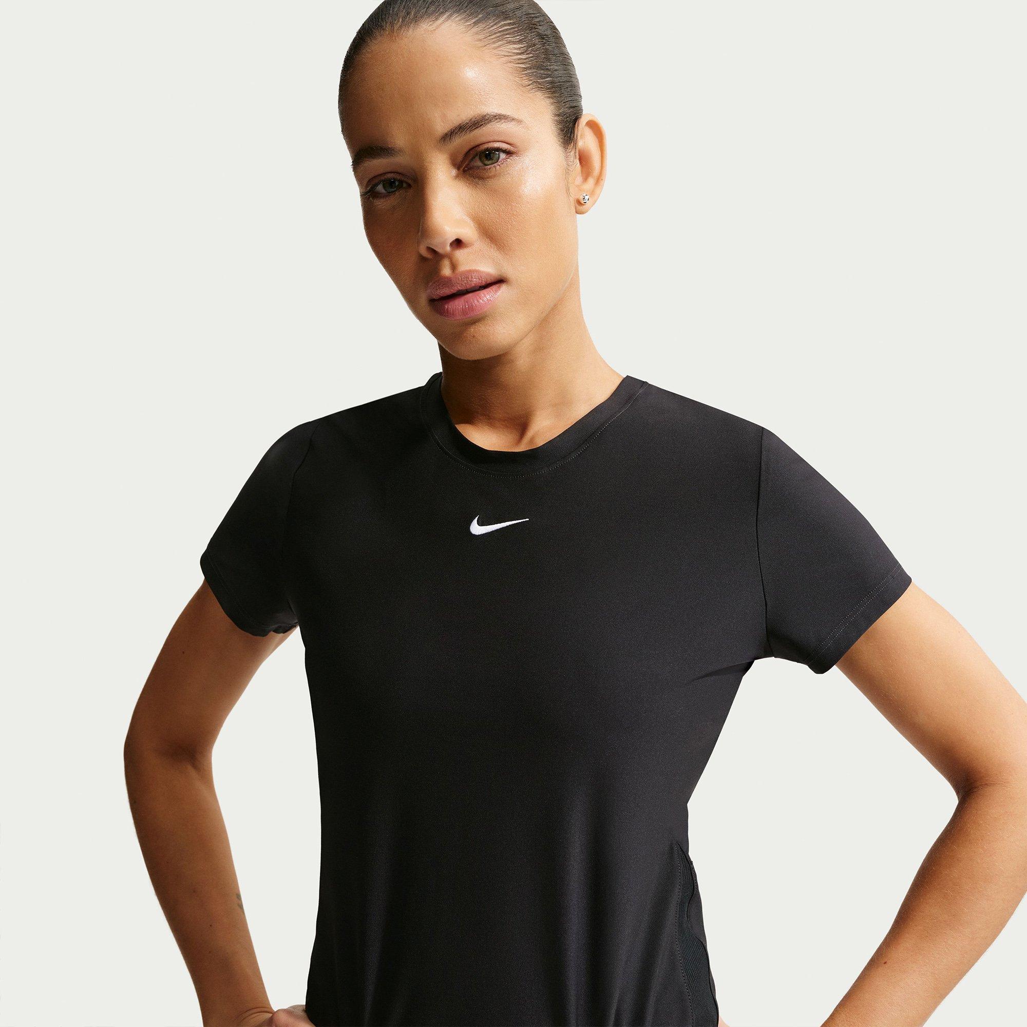 Black/WHite - Nike - Women's Short Sleeve Performance T-Shirt - 3