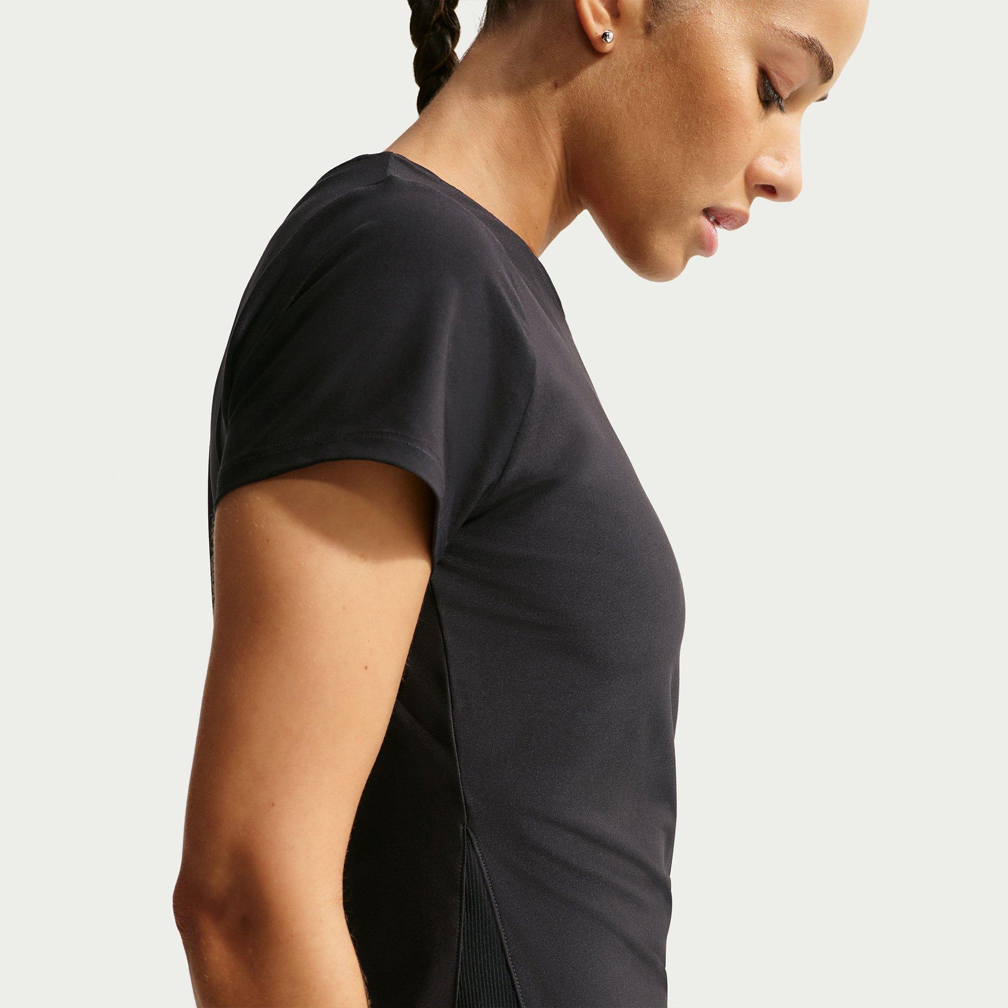 Black/WHite - Nike - Women's Short Sleeve Performance T-Shirt - 4