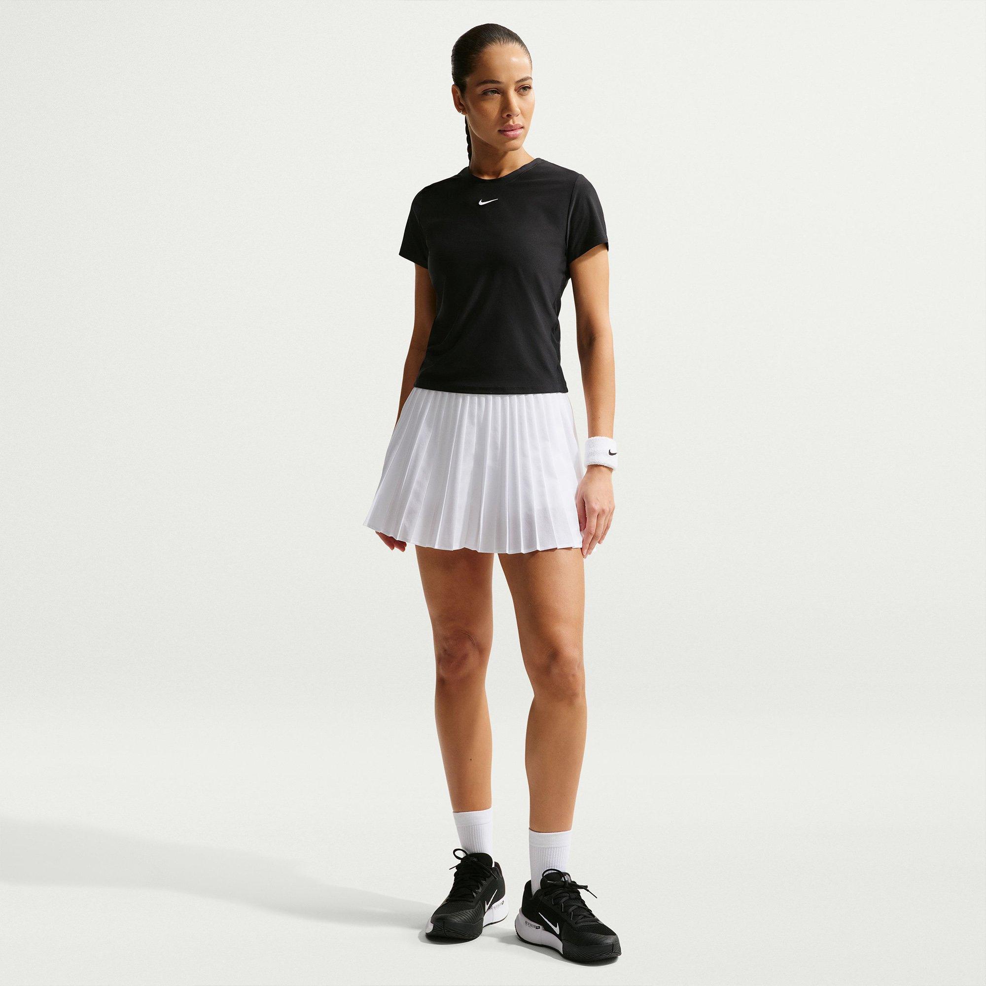 Black/WHite - Nike - Women's Short Sleeve Performance T-Shirt - 5