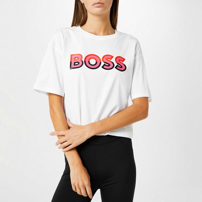 Blanc - Boss - Perfect to layer with a bralette or body the Kate Long Sleeve T-Shirt from - 4