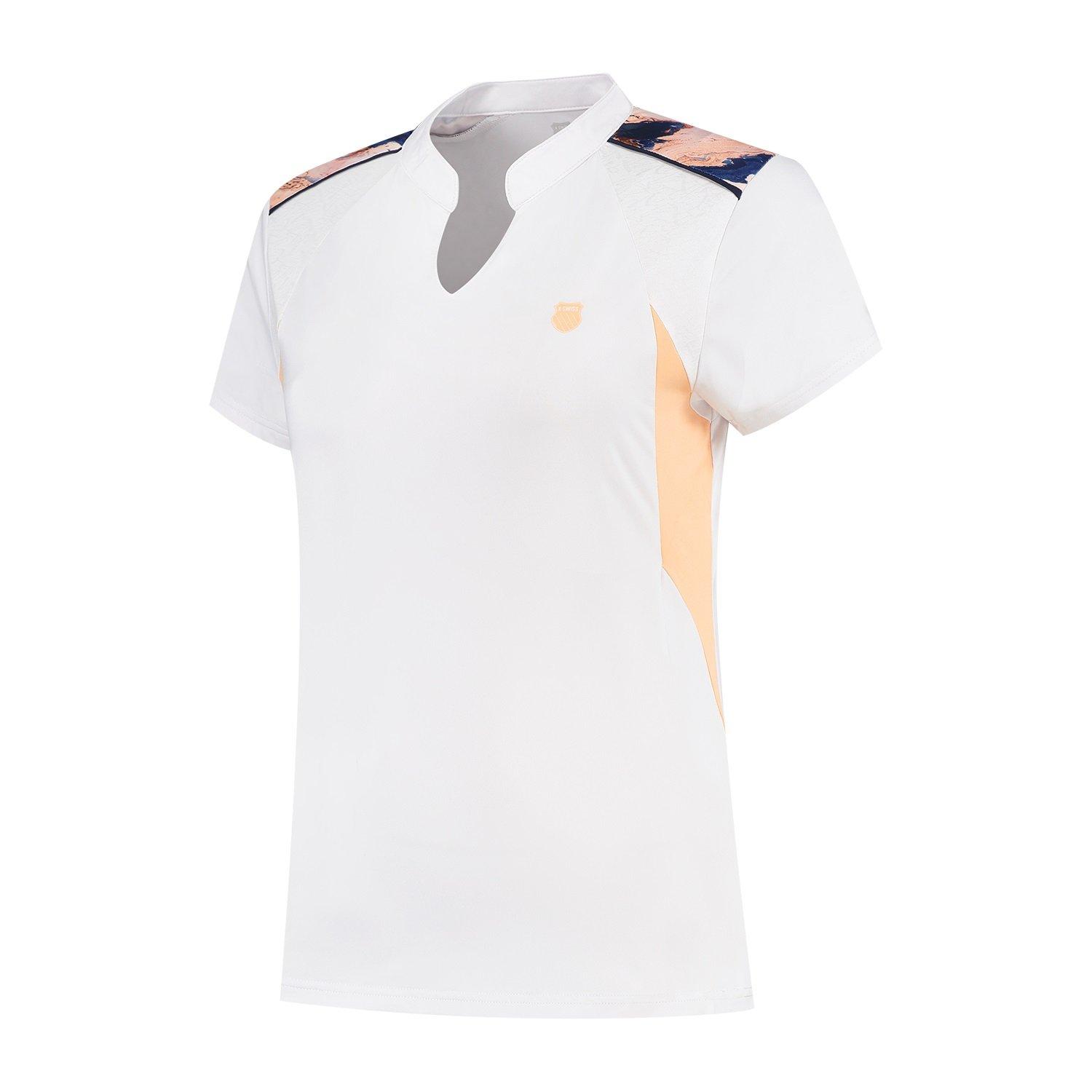 White - K Swiss - KSwiss Hypcourt Advantage 3 T-Shirt Womens